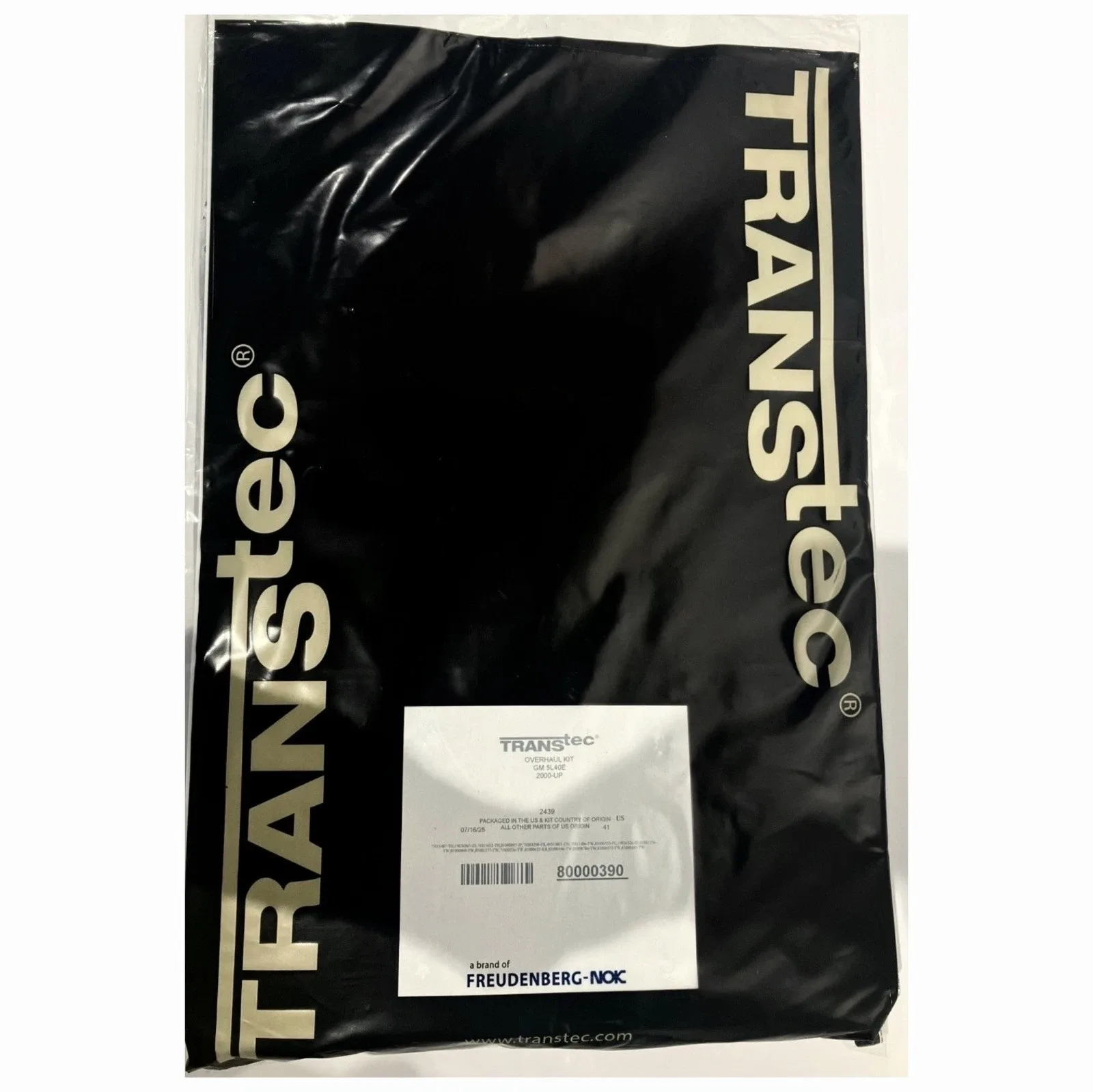 1999-up 5L40E/5L50E Transmission Rebuild Gasket & Seal Kit TransTec MPN 2439