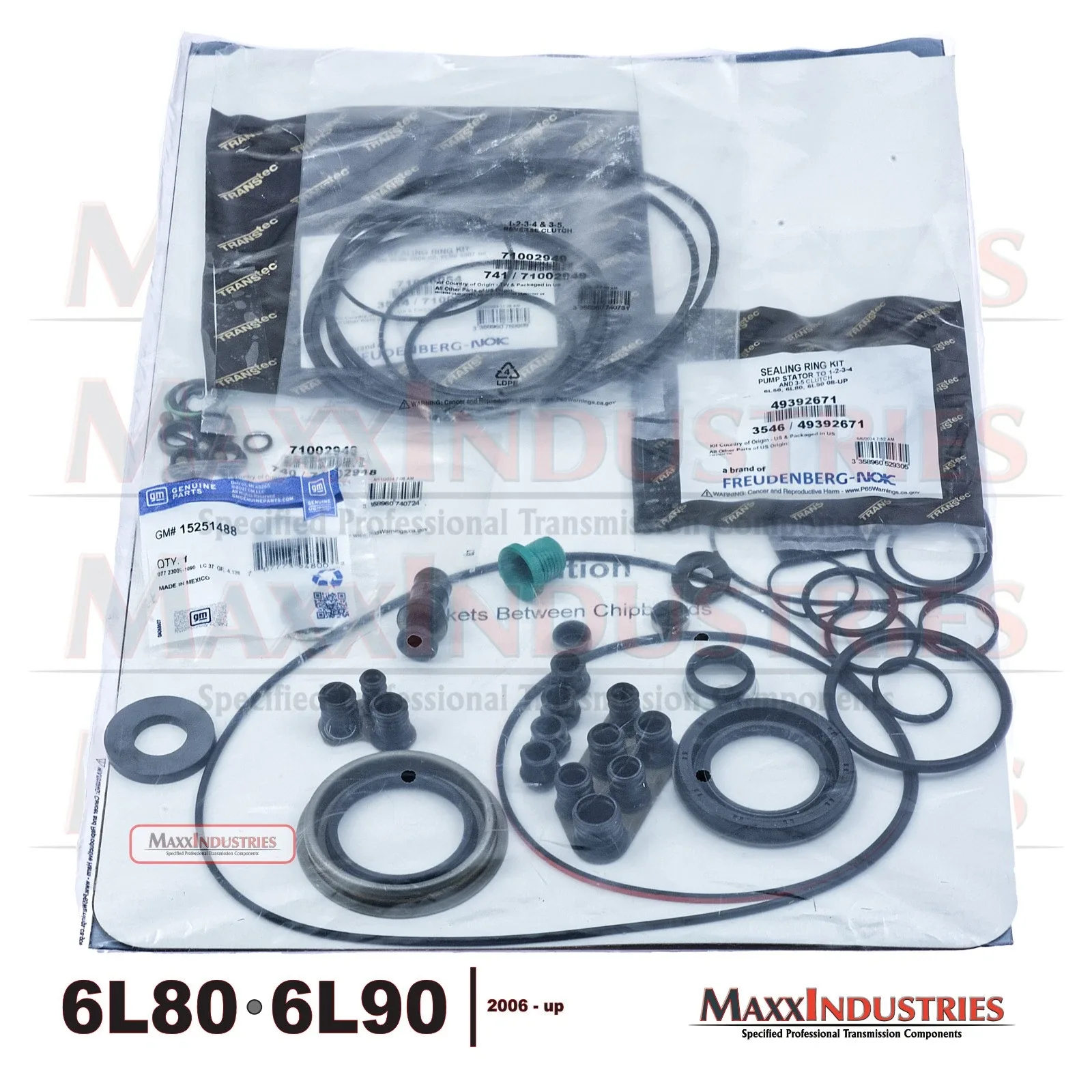 2006-UP 6L80/6L90 Transmission Rebuild Kit TransTec MPN 2731 image 3