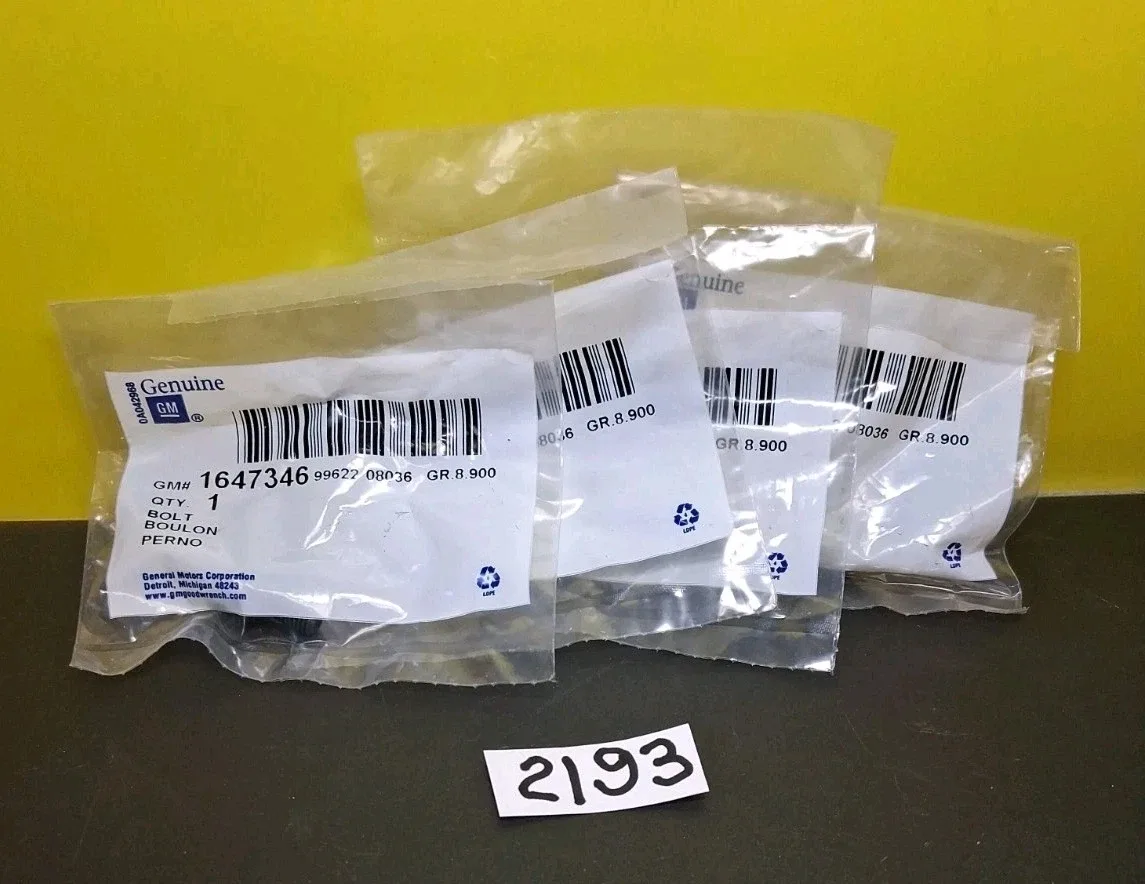 GM 1647346 Transmission Pan Bolt (Lot of 4) image 3