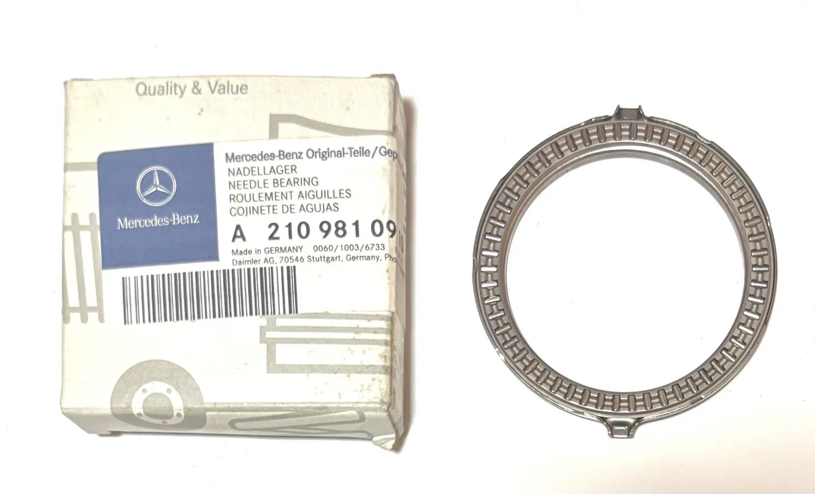 Mercedes-Benz R170 W163 W202 W210 Needle Bearing - 210 981 09 10