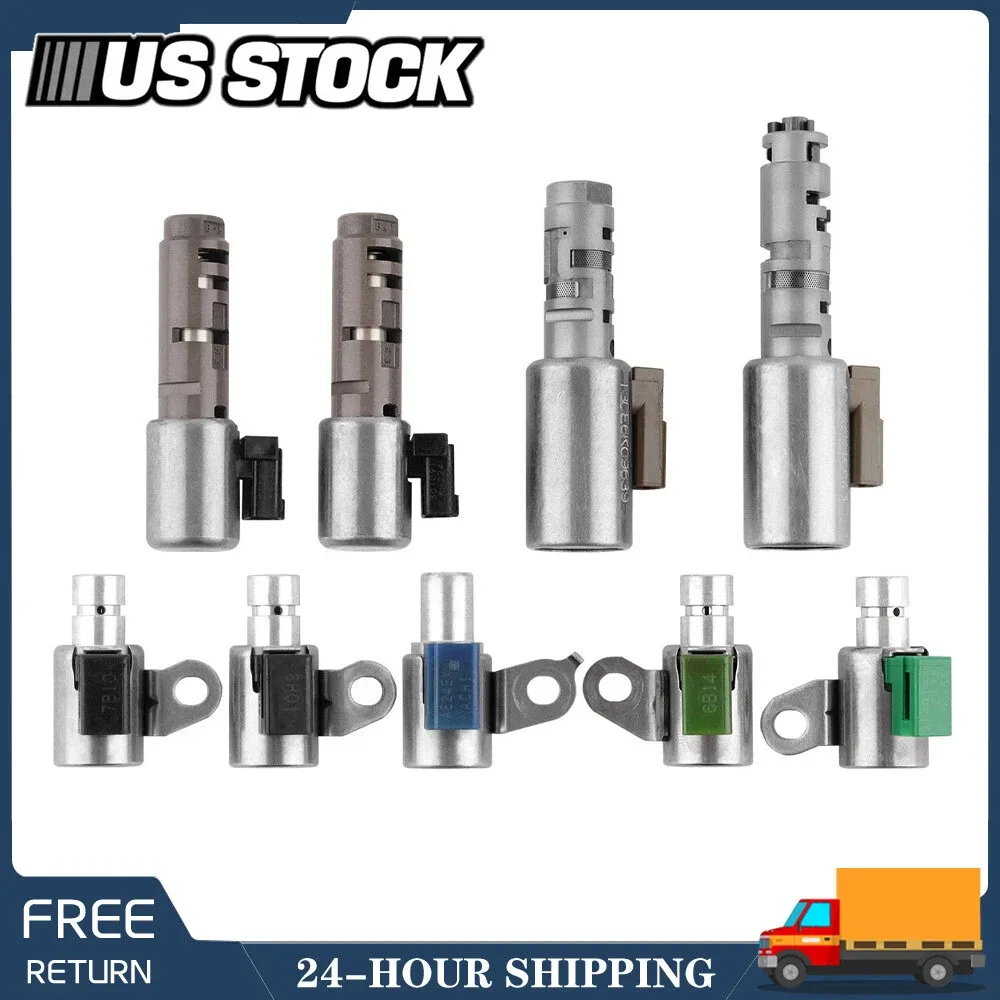 9x Transmission Shift Solenoid For Tundra OEM A760/A761E/A960E/AB60E/AB60F/GS300