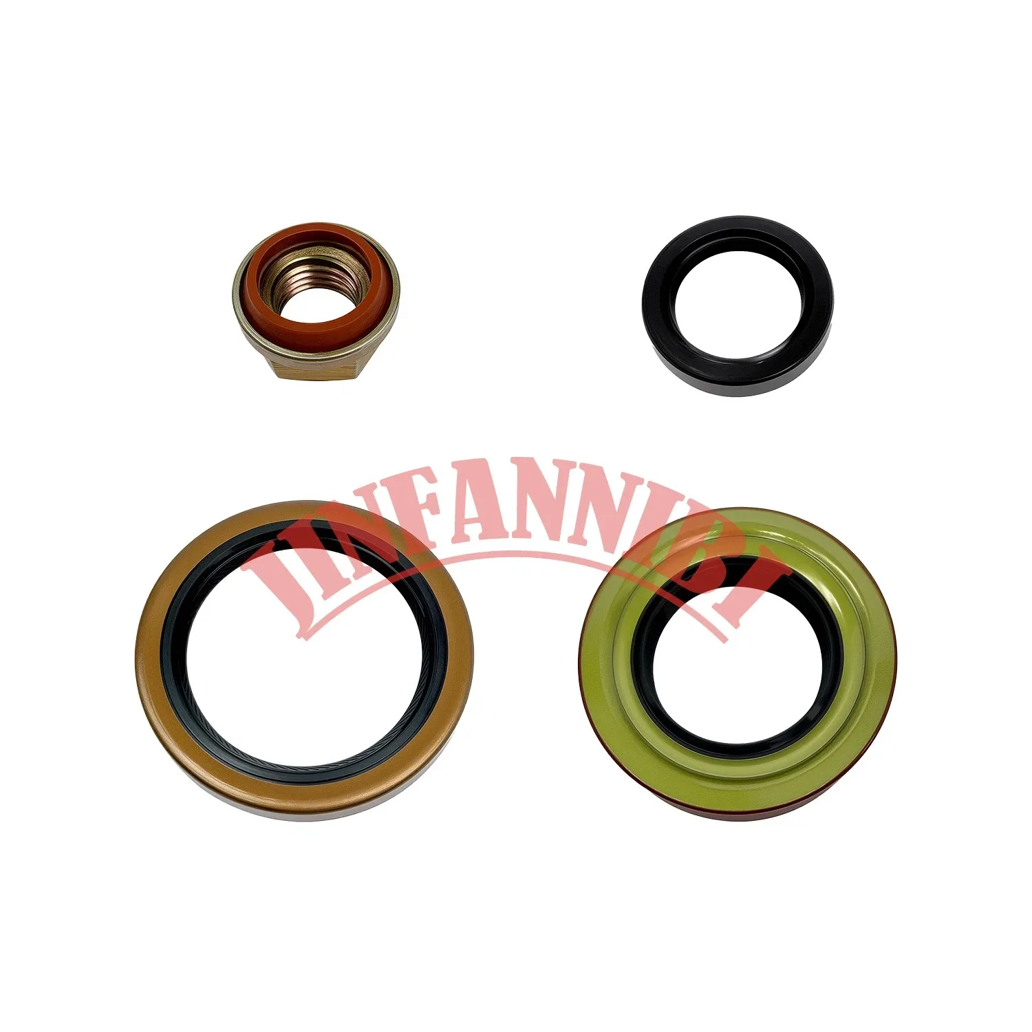 1968-1986 Ford C4 Transmission Complete External Oil Seal Reseal Kit image 4