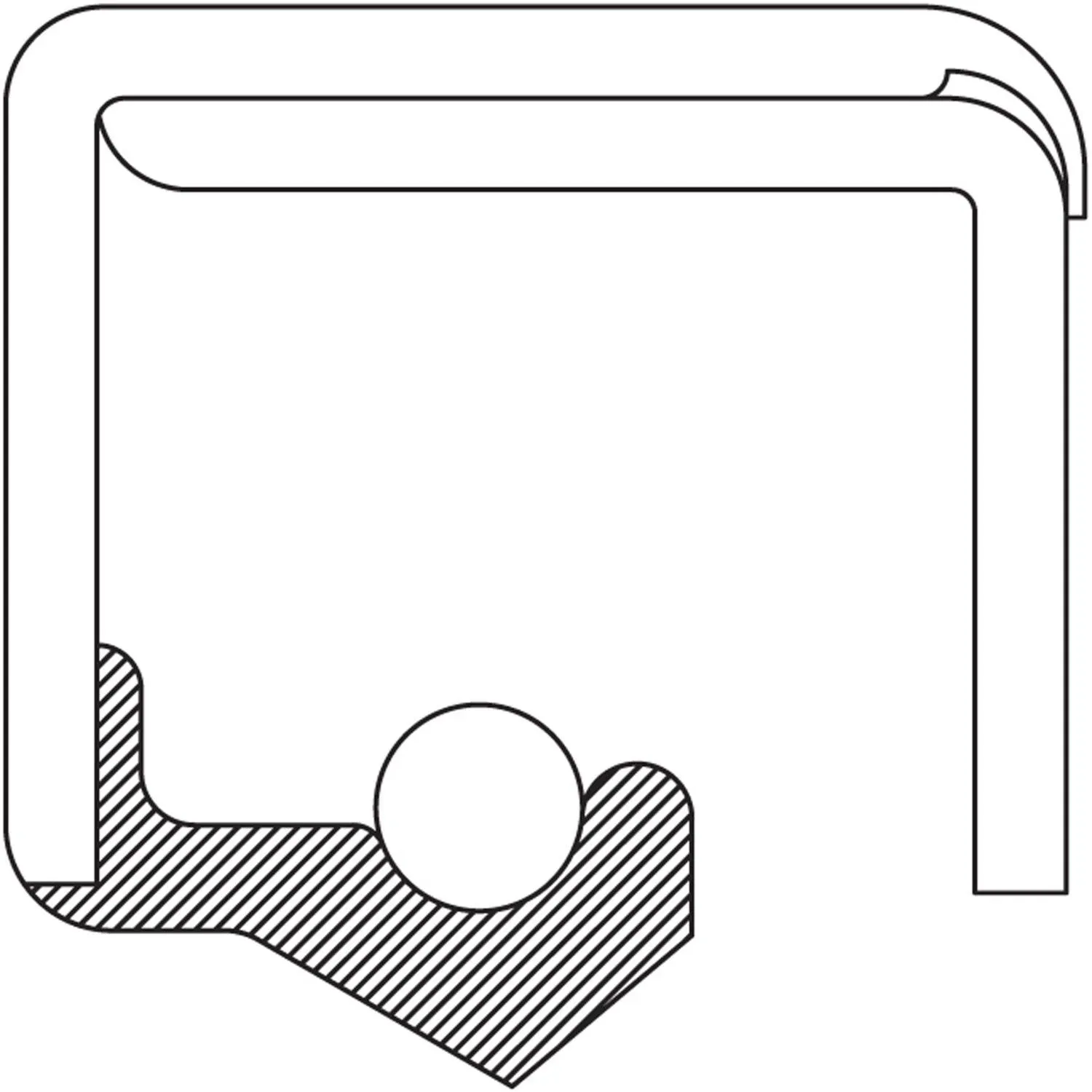 National Bearings 455685 Multi Purpose Oil Seal image 2