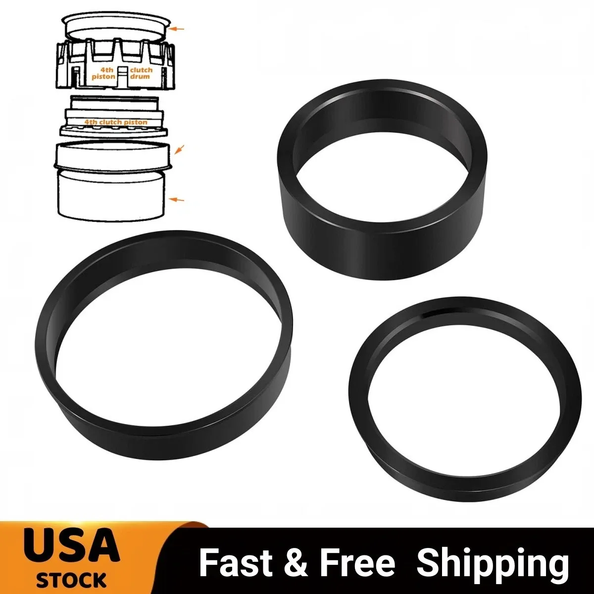 T-2926 4th Clutch Piston Seal Protector Tool for GM 4L80E