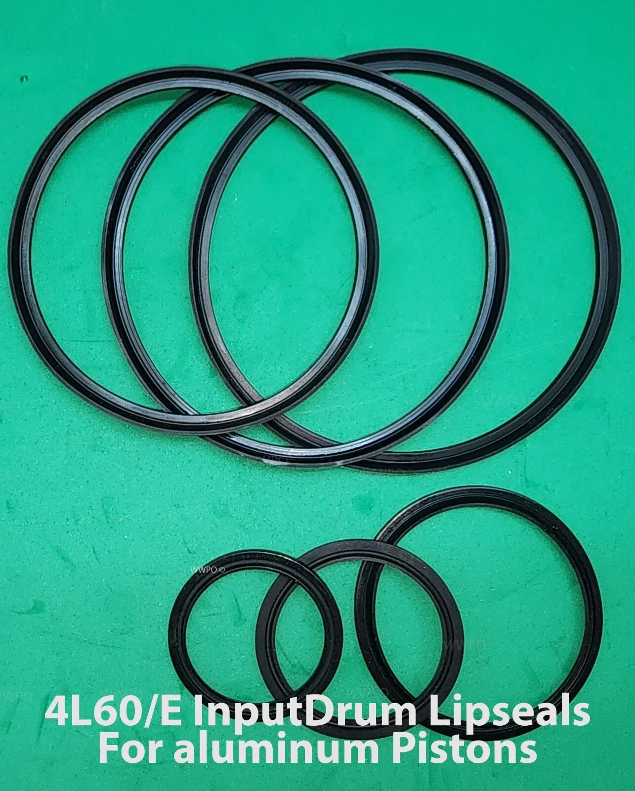 4L60 / 4L60E / 700R4 Input Drum Seal Kit, Taller Lip — Fits 1982-Up Aluminum Pistons image 4