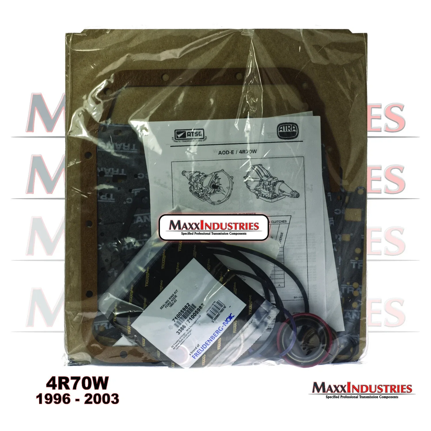 1996-2003 AODE / 4R70W Transmission Rebuild Kit - Transtec DP2311 image 2
