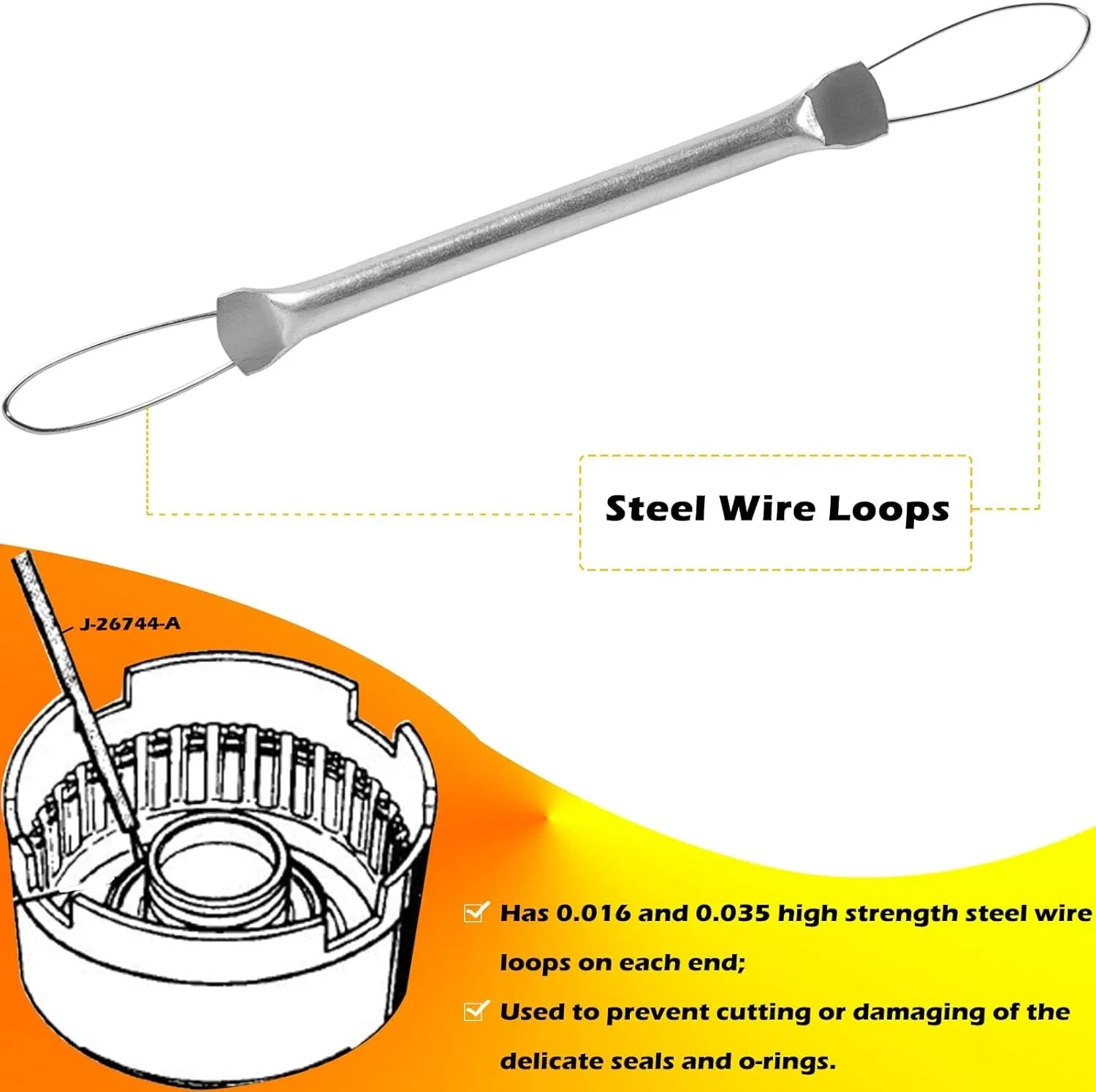 Universal Lip Seal Installer & Remover T-0015 (Car89BF36N23) image 4