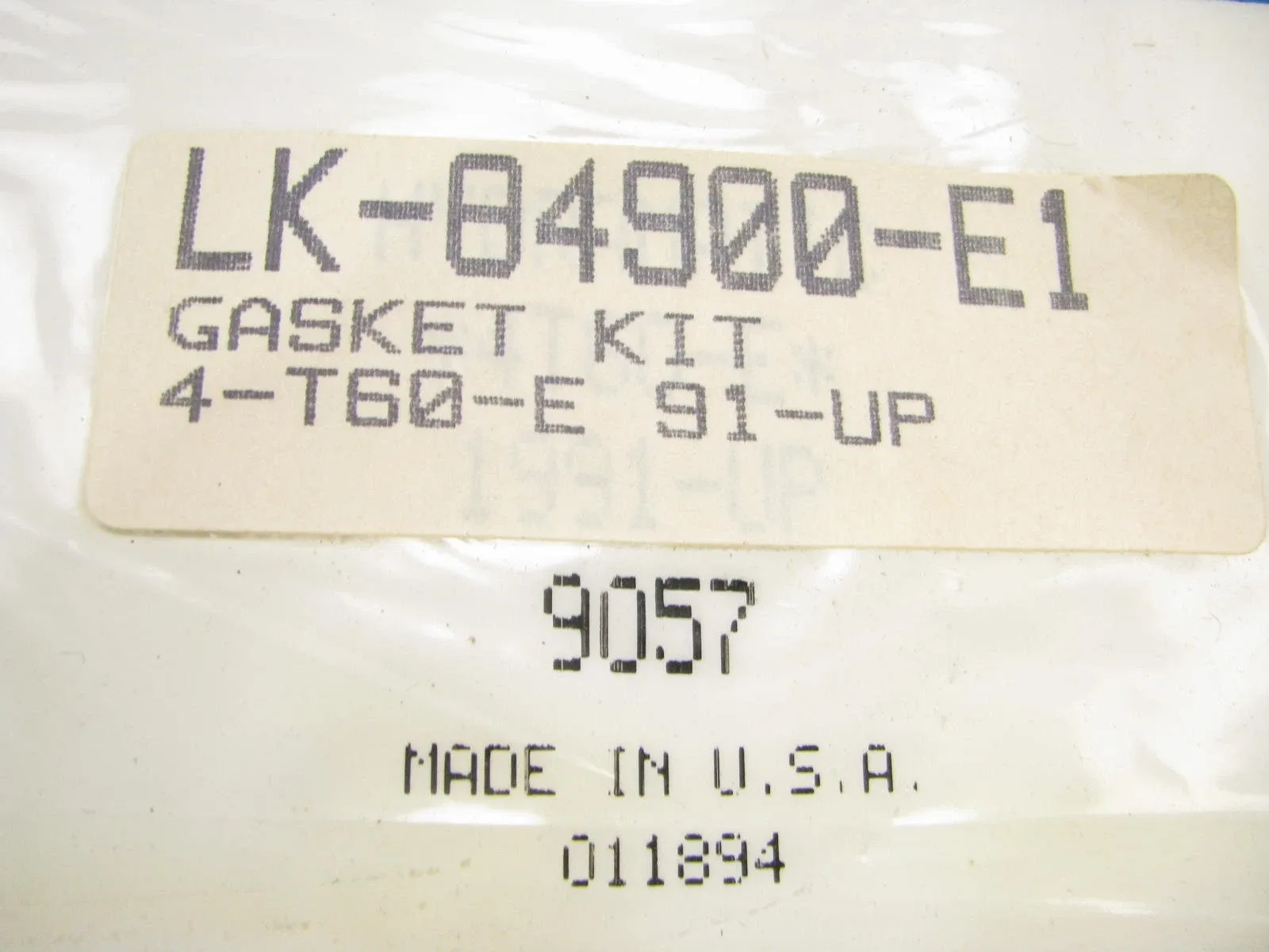 1991-Up 4T60E Overhaul Gasket & Seal Kit Toledo 37003B image 2