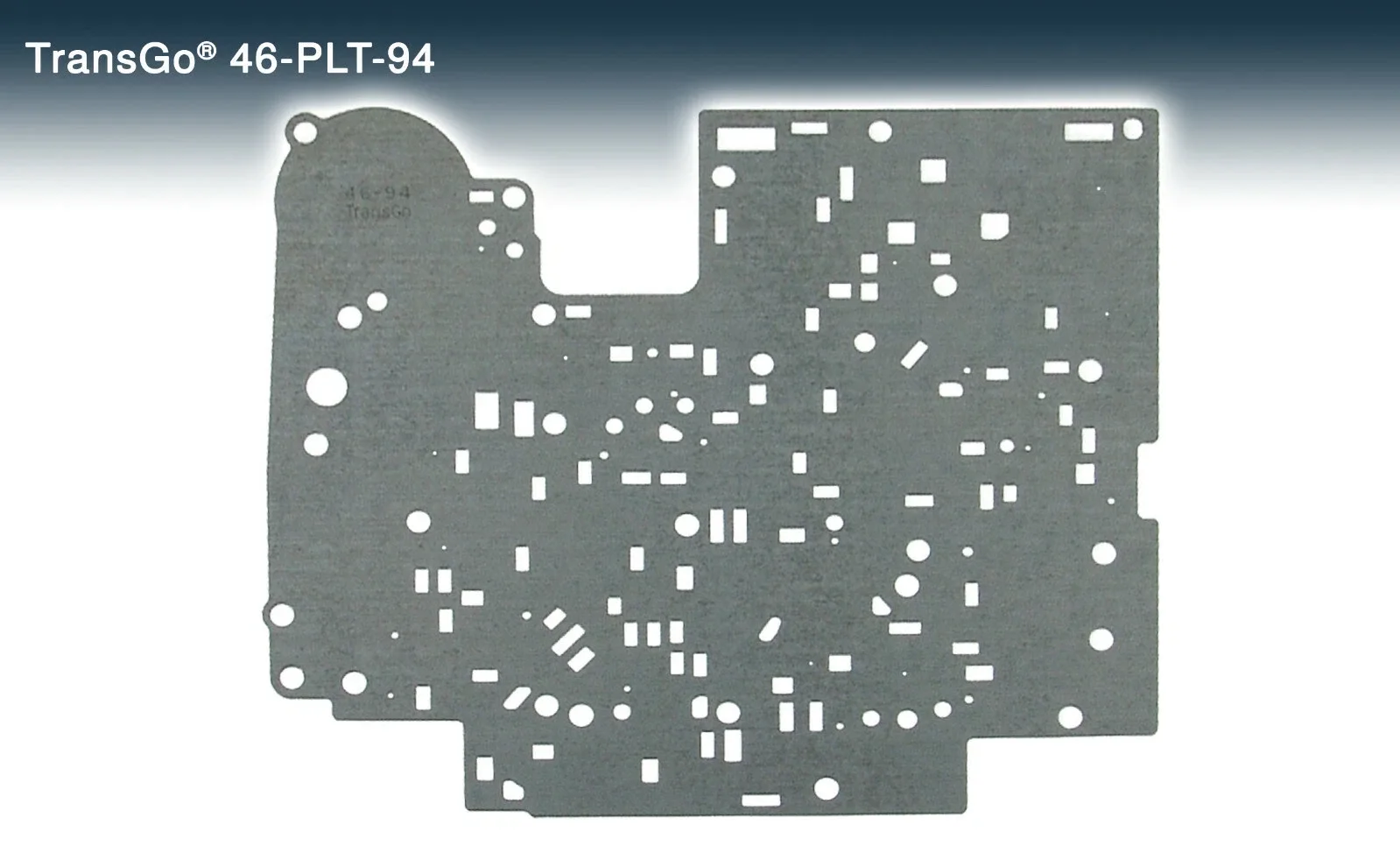 4L60E Trans Valve Body Separator Plate Tempered Steel TransGo 46-PLT-94 image 3
