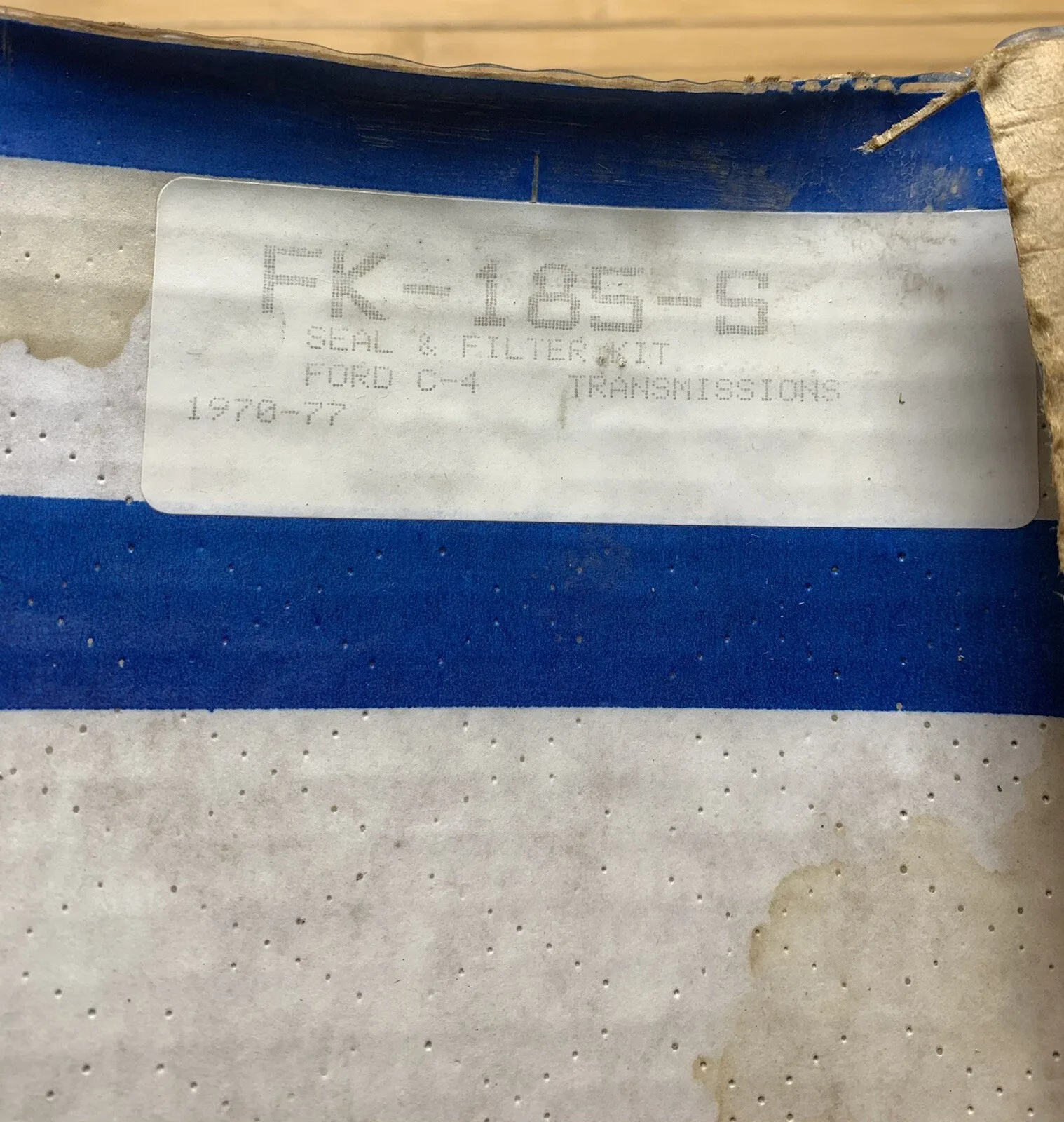 1970-1977 Ford C4 Automatic Transmission Seal & Filter Kit FK-185-S image 3