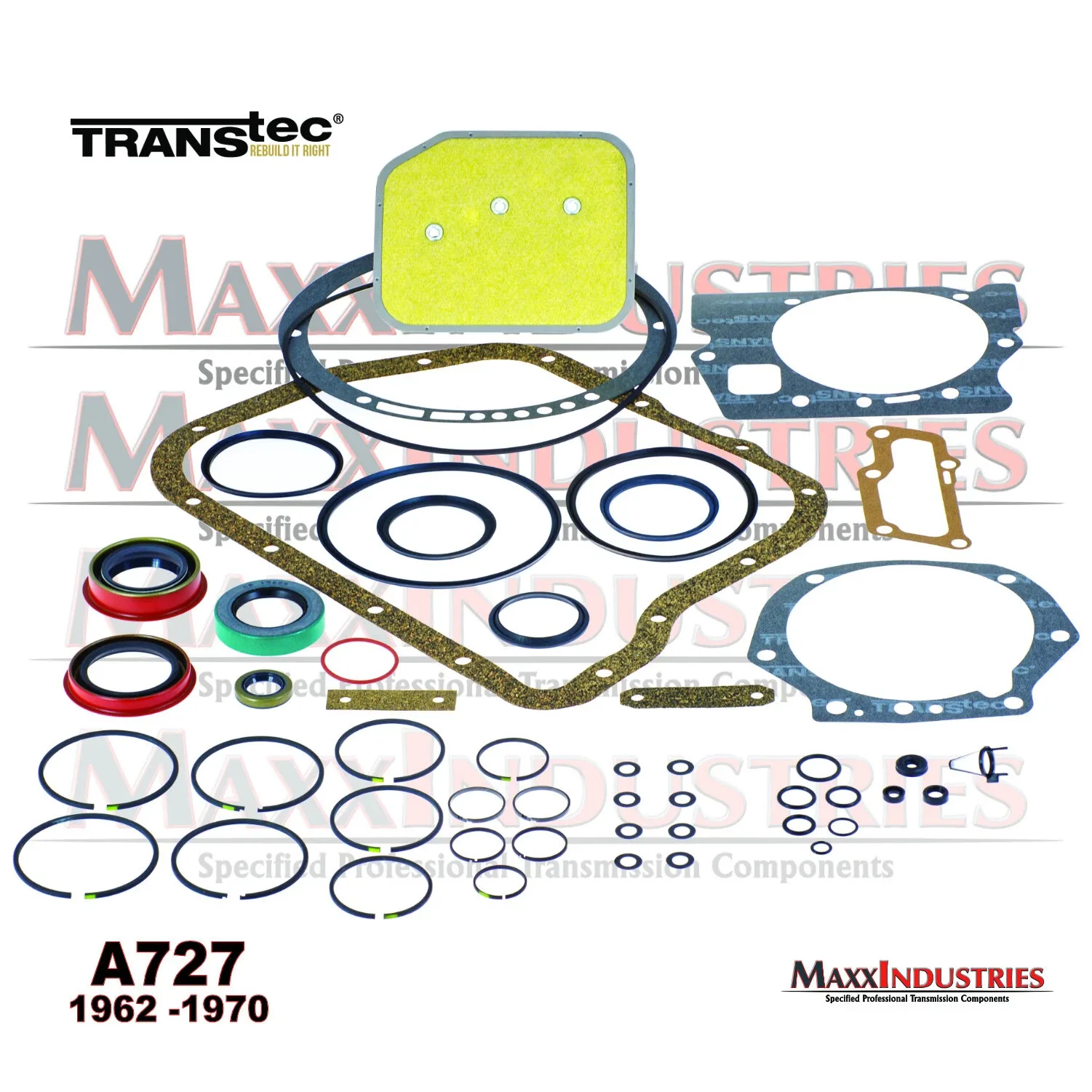1962-1970 A727/TF8 Rebuild Kit Transtec MPN 2024