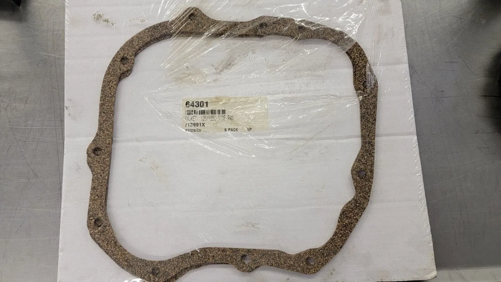 Gasket for 125/125C Side Pan (VB Cover) 1980-Up — Part 64301