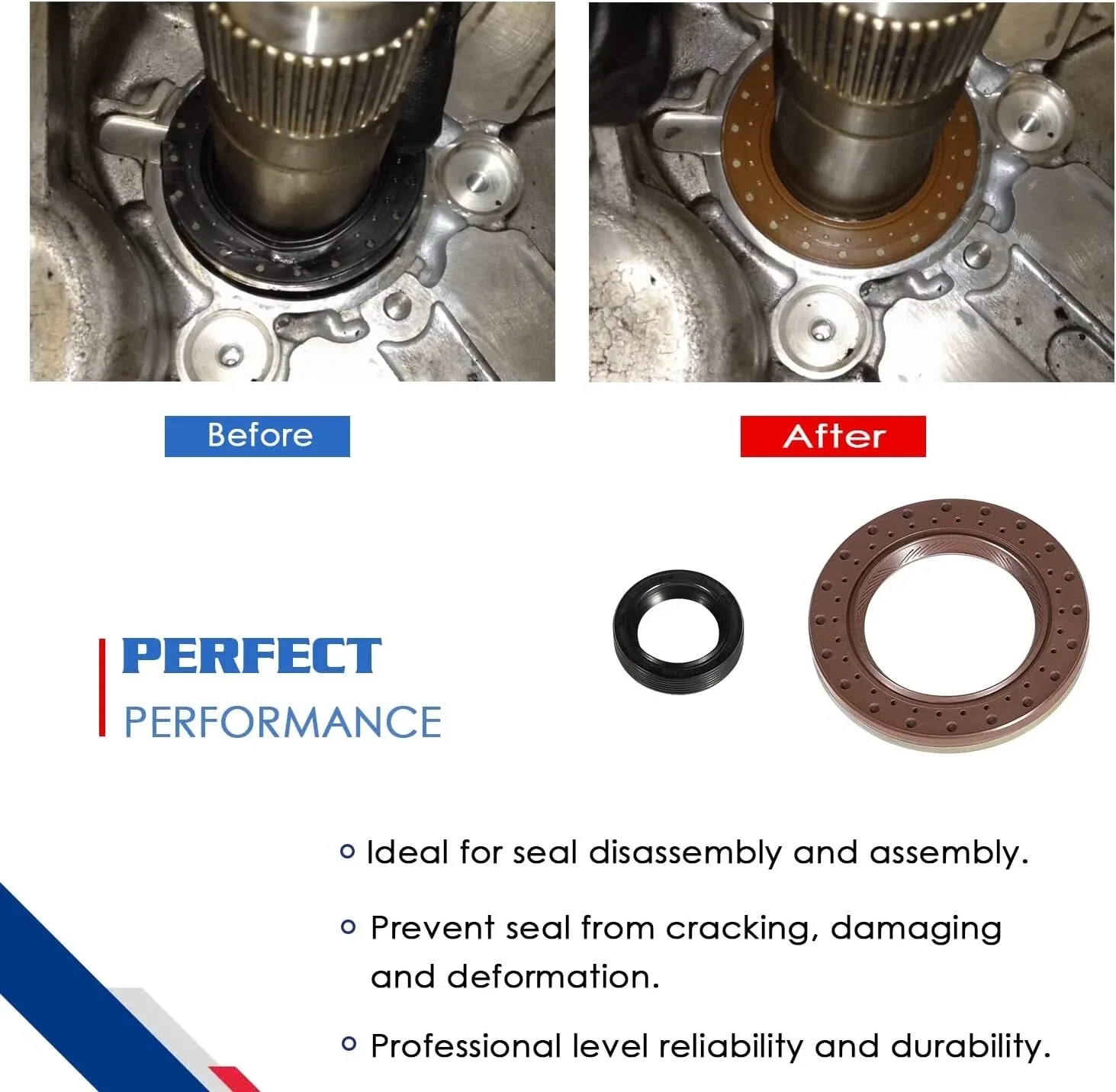 DPS6 Dual Clutch Transmission Seal Installer Tool Kit for Ford Focus / Festiva image 4