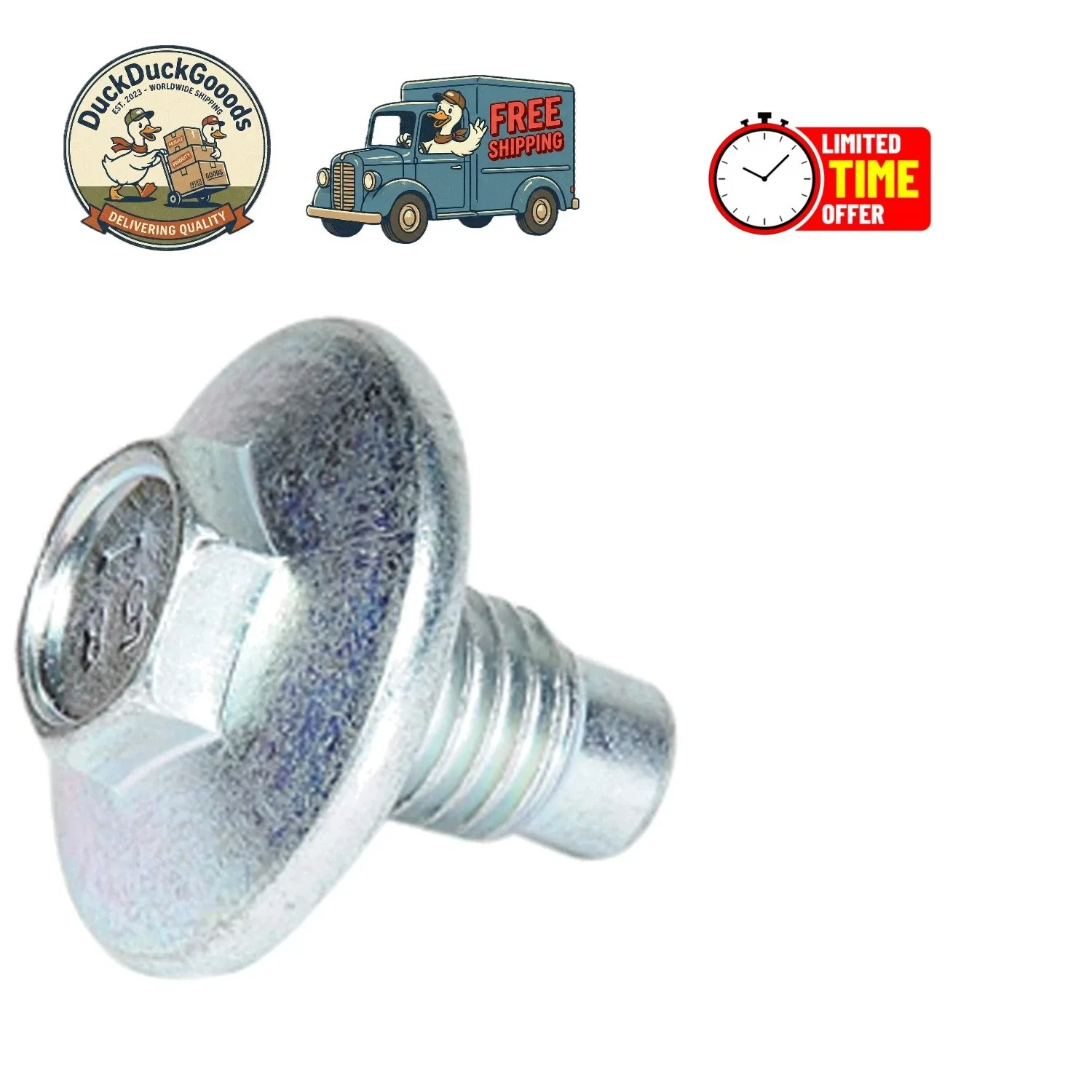Universal Silver Automatic Transmission Fluid Drain Plug Seal