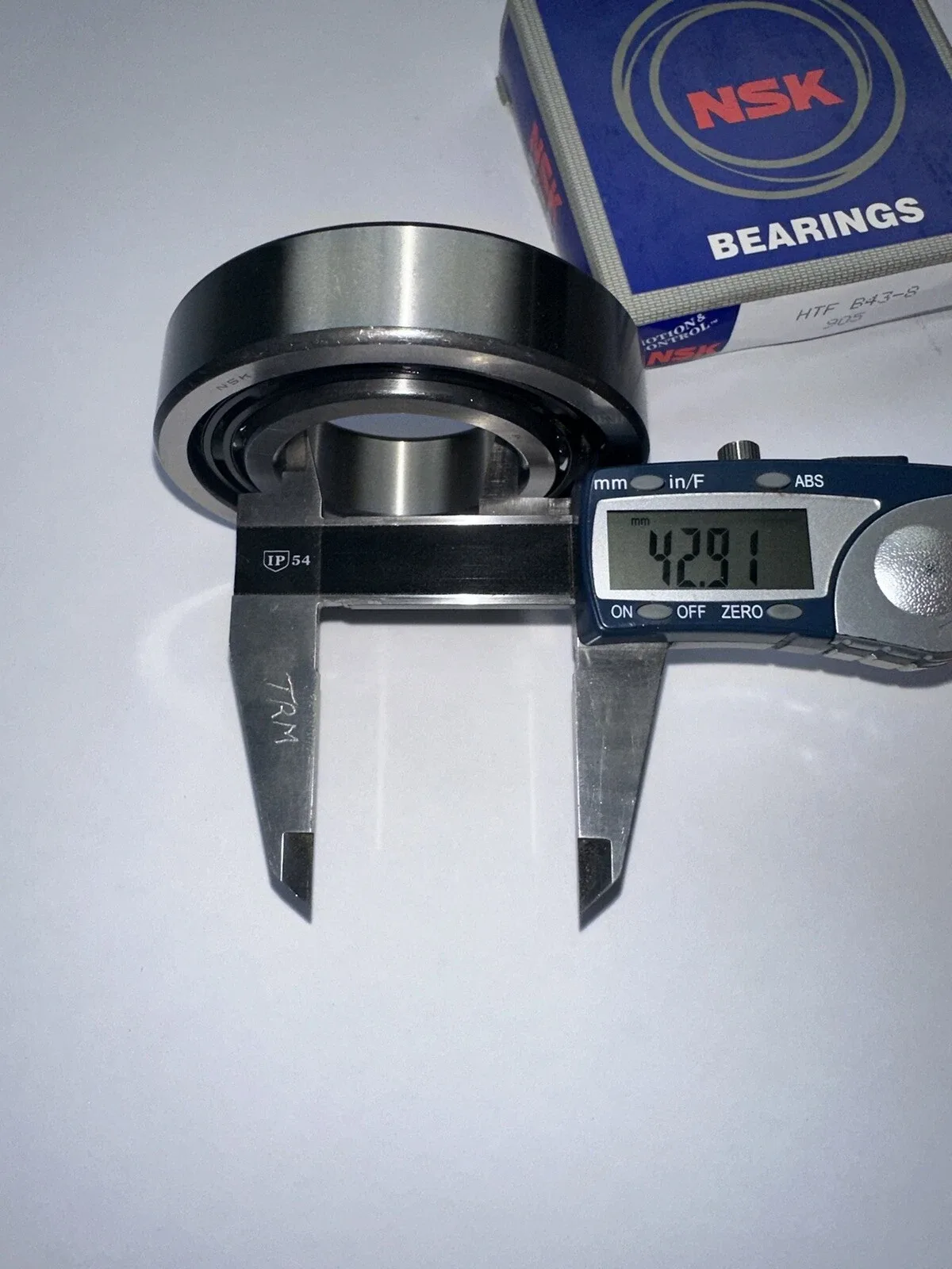 NSK B43-8 Bearing 87x20x42.9 for Toyota CVT K113 (2nd pulley to cover) image 3