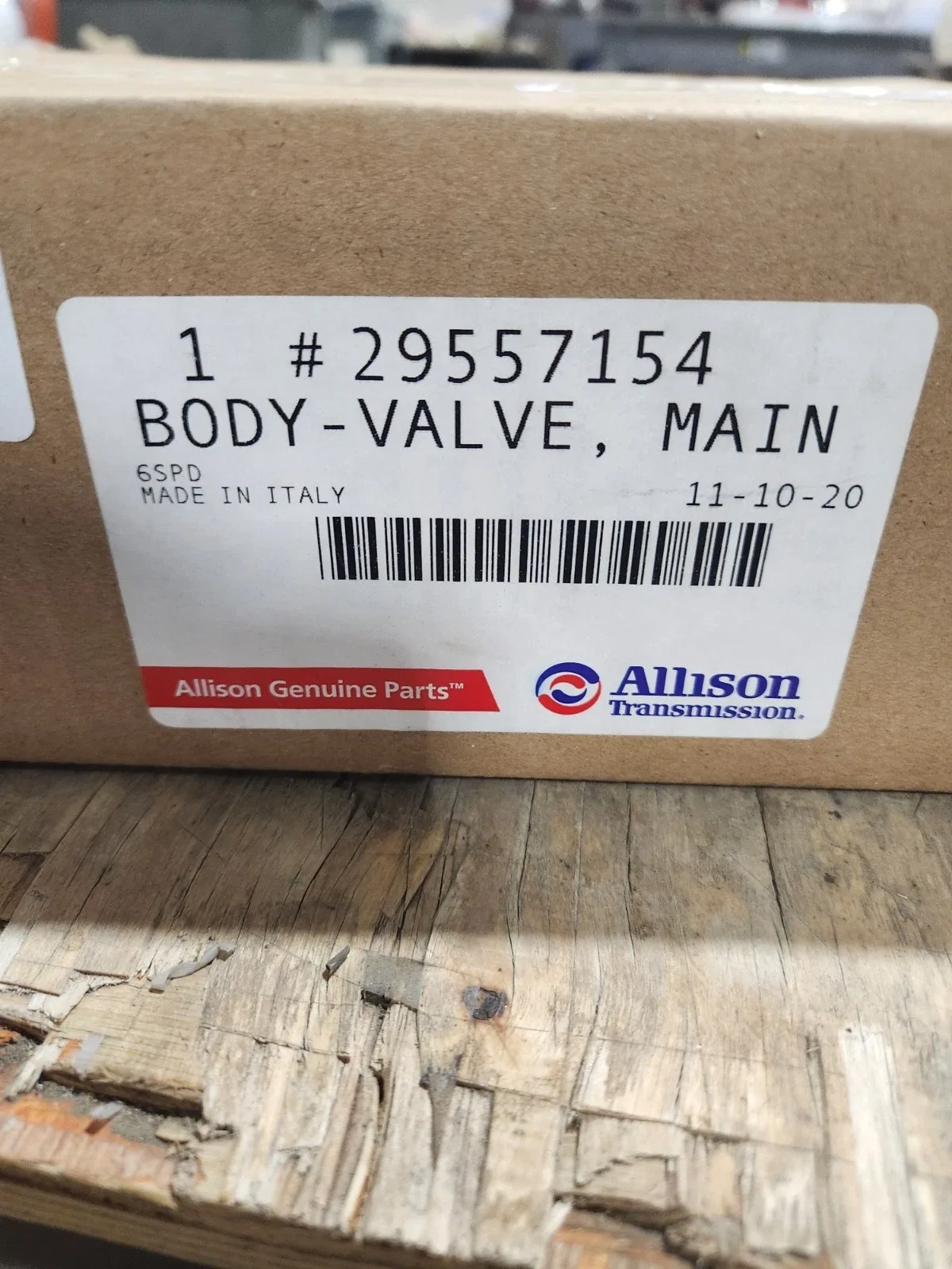Allison 29557154 Main Body Valve for 6-Speed Automatic (OEM)