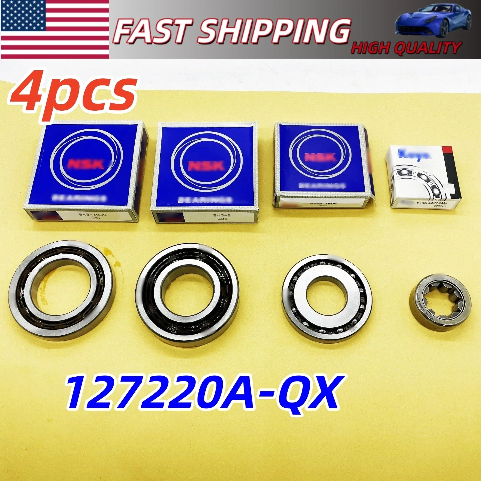 Toyota K313/K310 Transmission Bearing Kit 127220A-QX