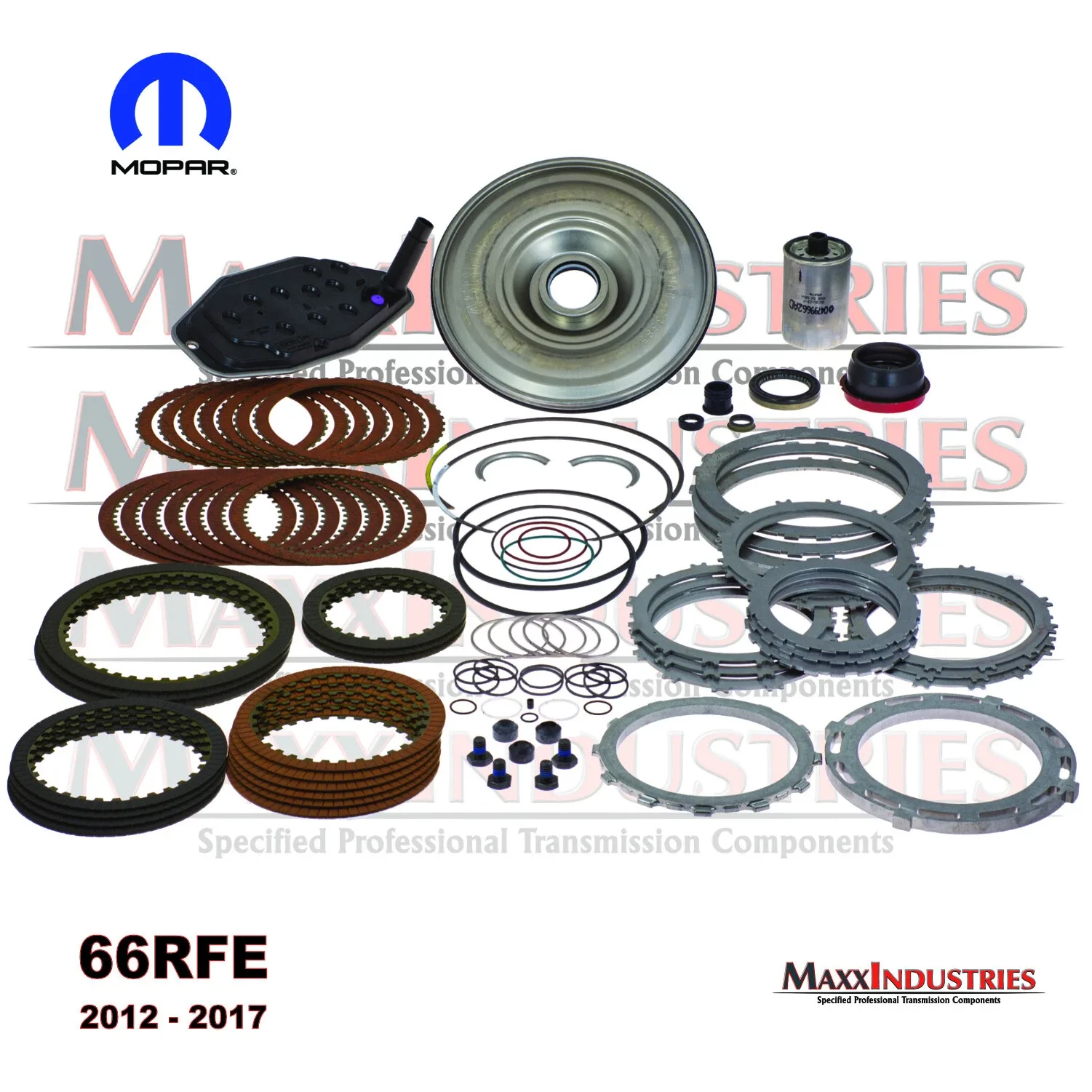 2012-2017 RAM 1500/2500/3500 66RFE Transmission Rebuild Kit MPN 68330663AB