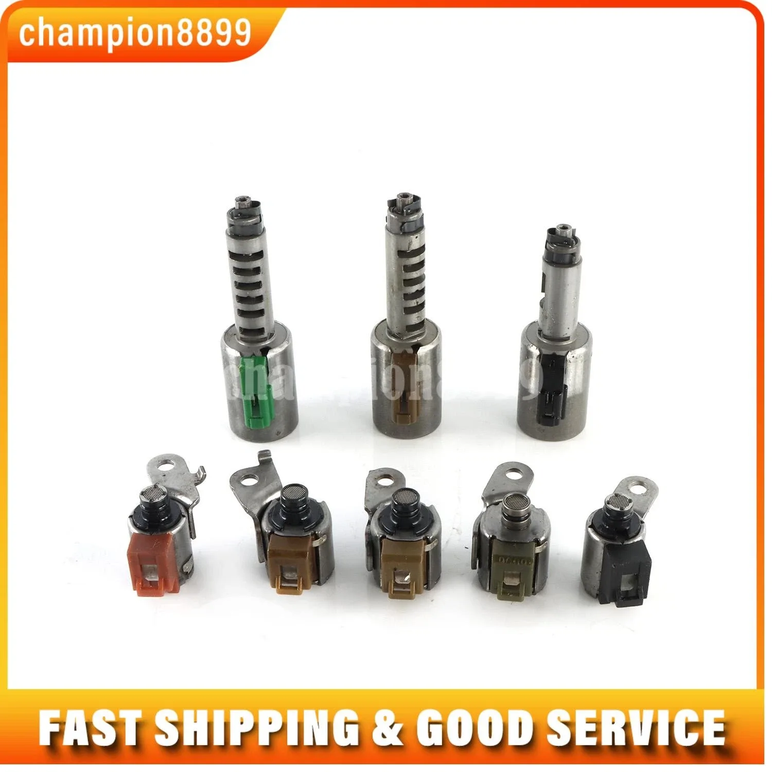 Remanufactured Shift Solenoids AW55-50SN AW55-51SN for Nissan & Suzuki - 8pcs