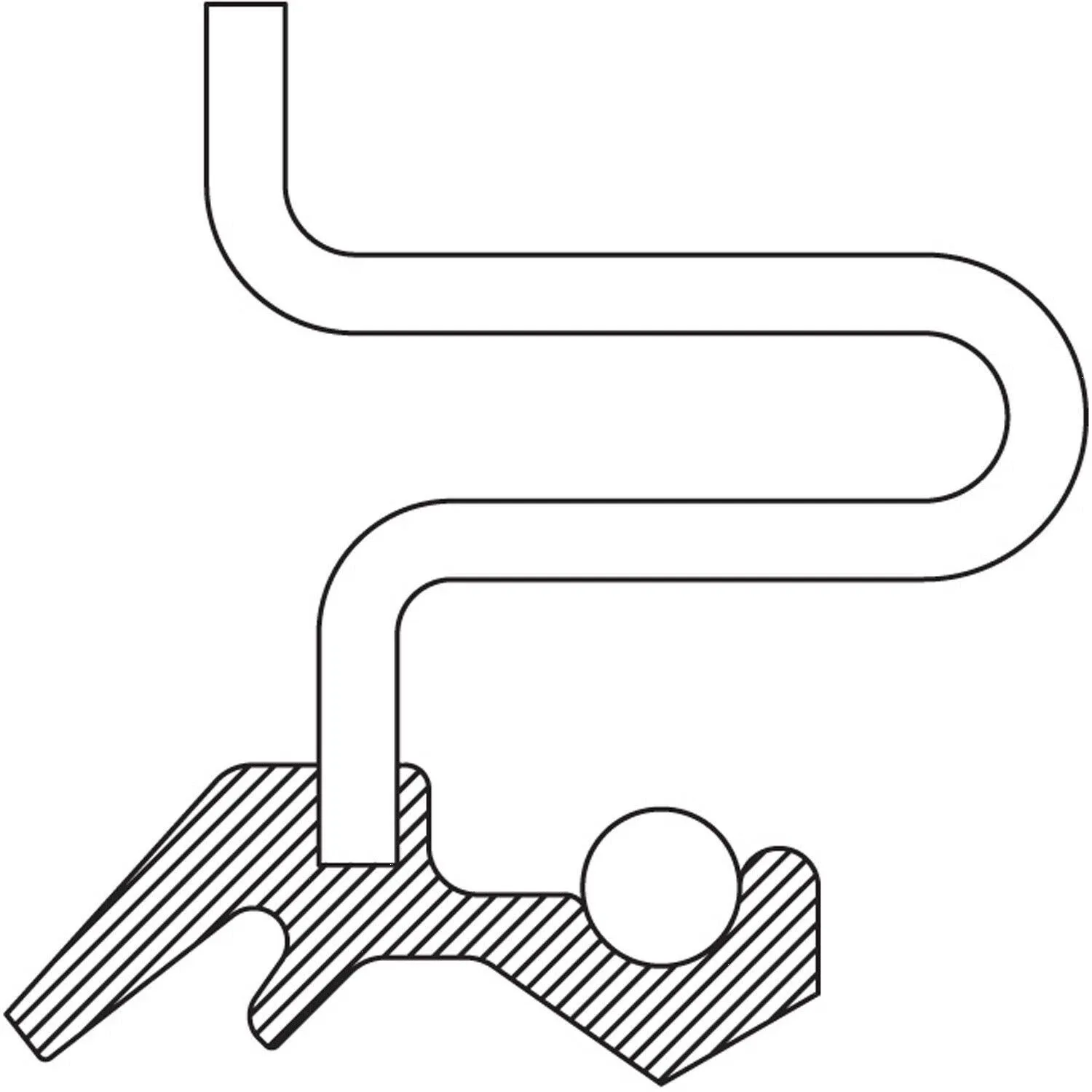 National 710199 Oil Seal — Multi-Purpose Seal image 2