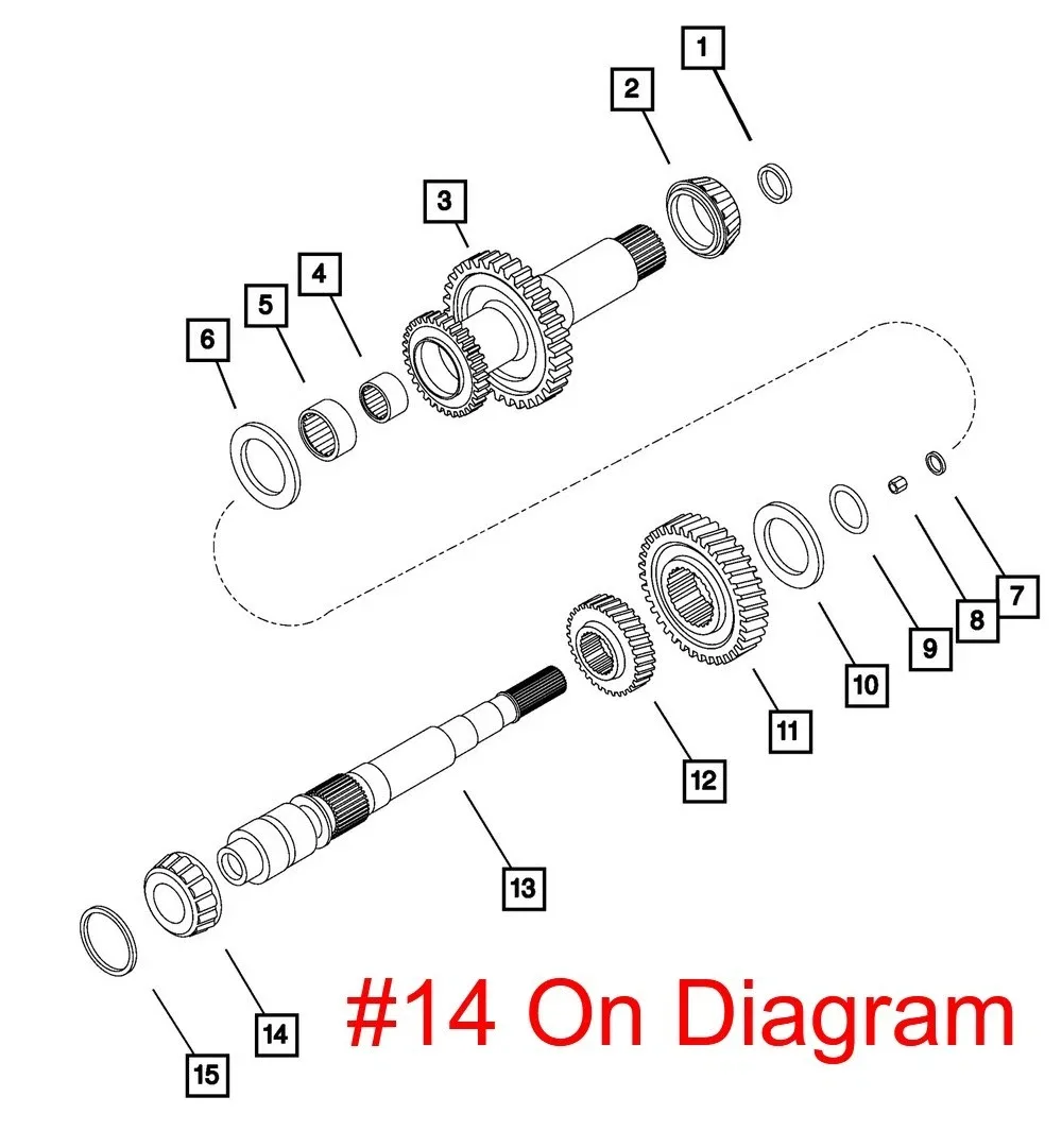 Dodge 2011-2020 C635 Transmission Tapered Roller Bearing Mopar 68125153AA image 4