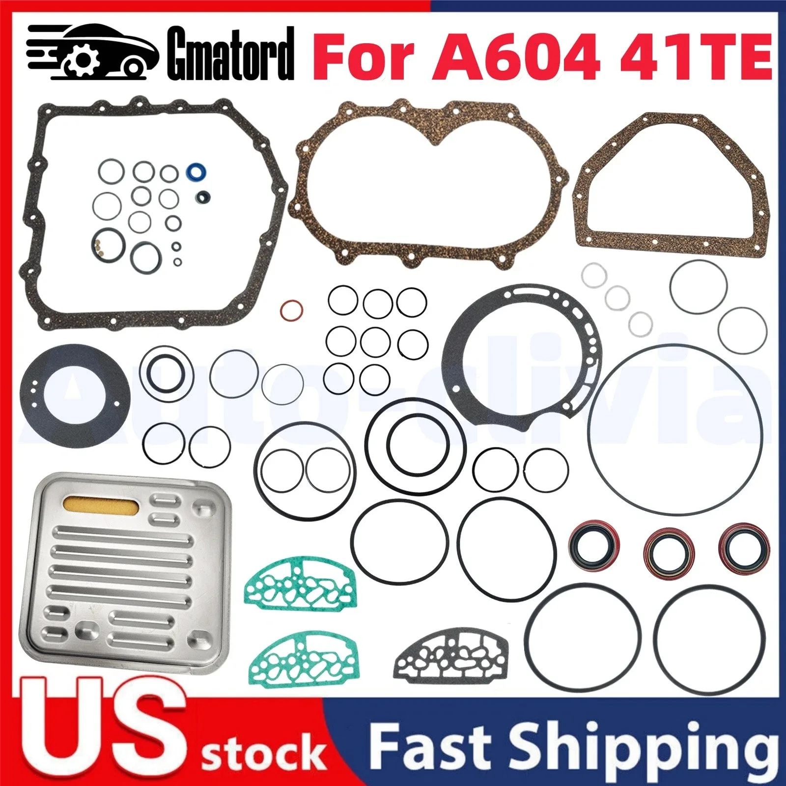 A604 / 41TE Transmission Rebuild Master Gasket & Seal Kit – 5140429AA for Chrysler/Dodge Stratus