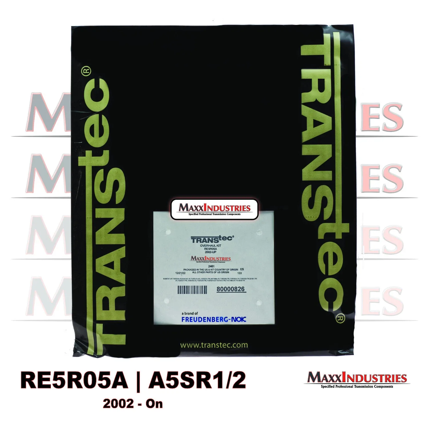 2002-on Nissan/Infiniti RE5R05A Transmission Rebuild Kit for Pathfinder Q45 Frontier 350Z - Transtec image 2