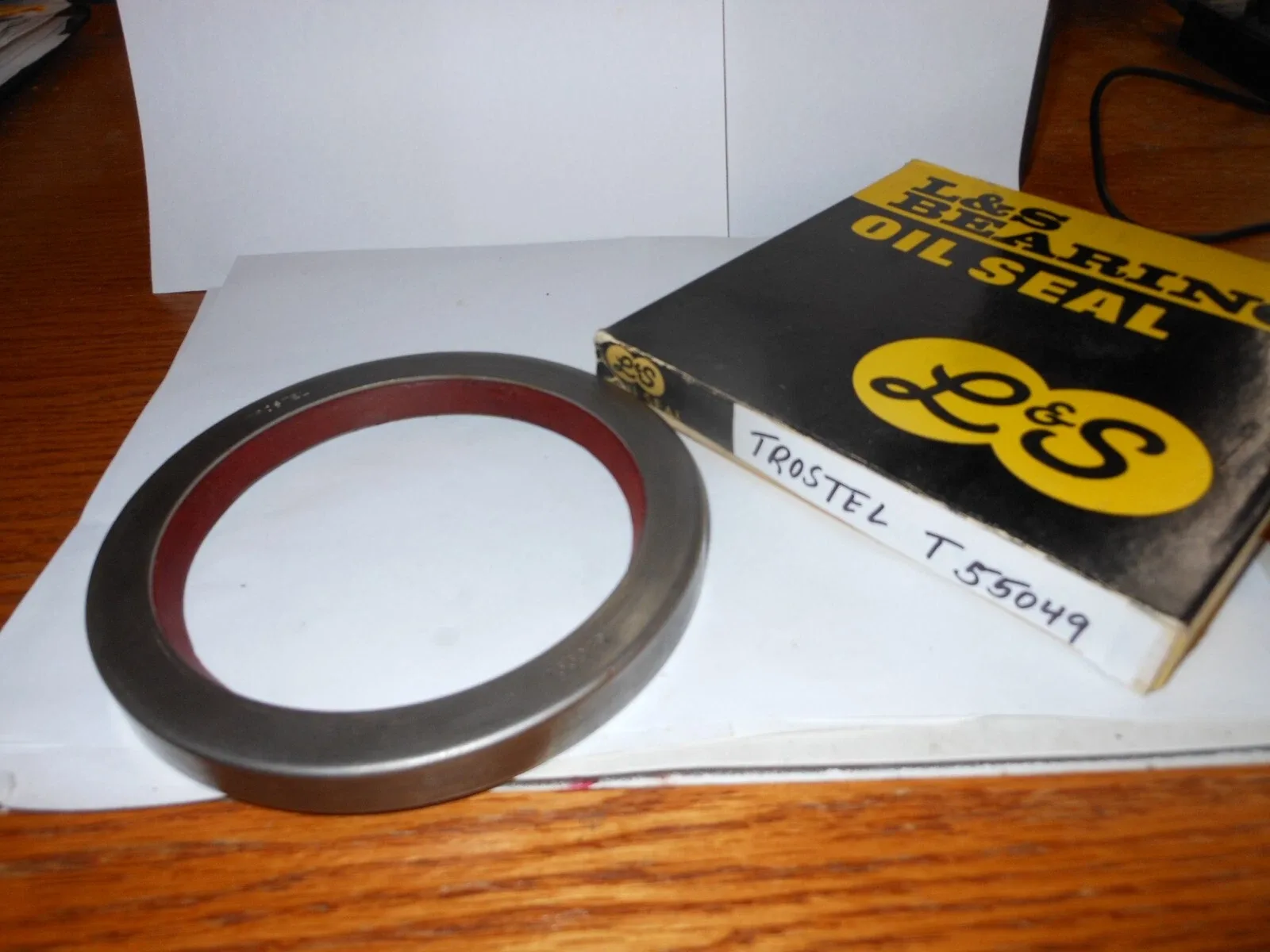 TROSTEL T55049 Oil Seal 4.5" x 5.756" x 0.575" - Made in USA image 2