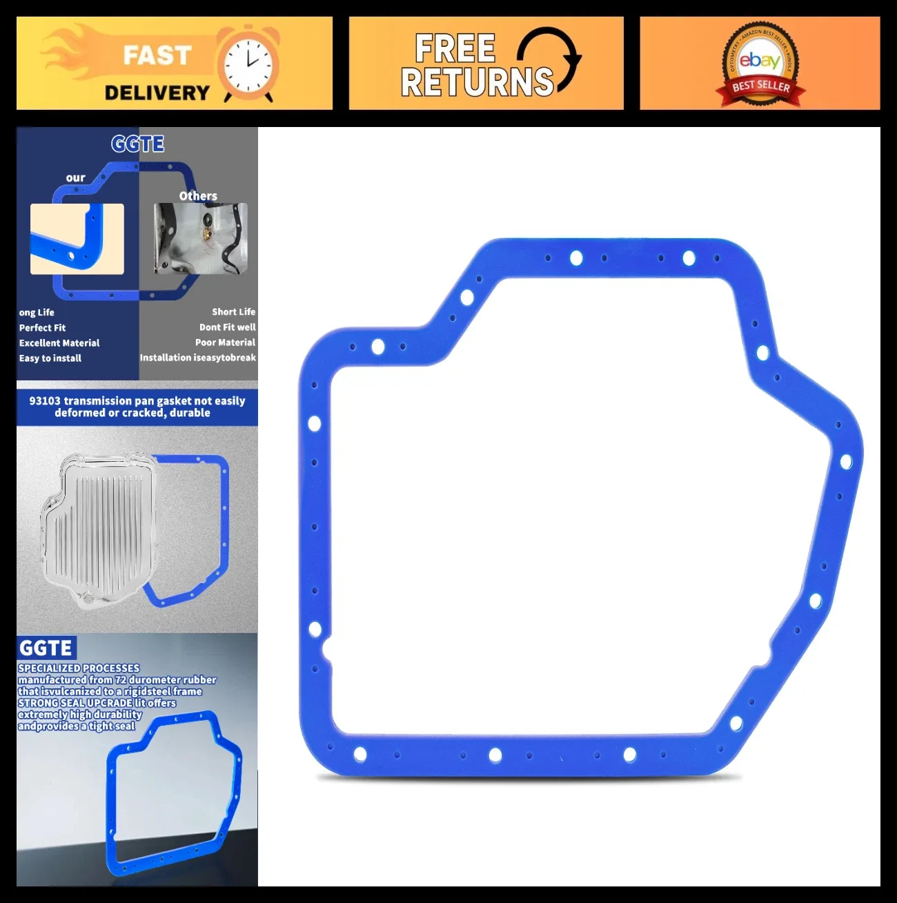 Transmission Pan Gasket for GM Turbo 400 (TH400 / 3L80) – MPN 93103