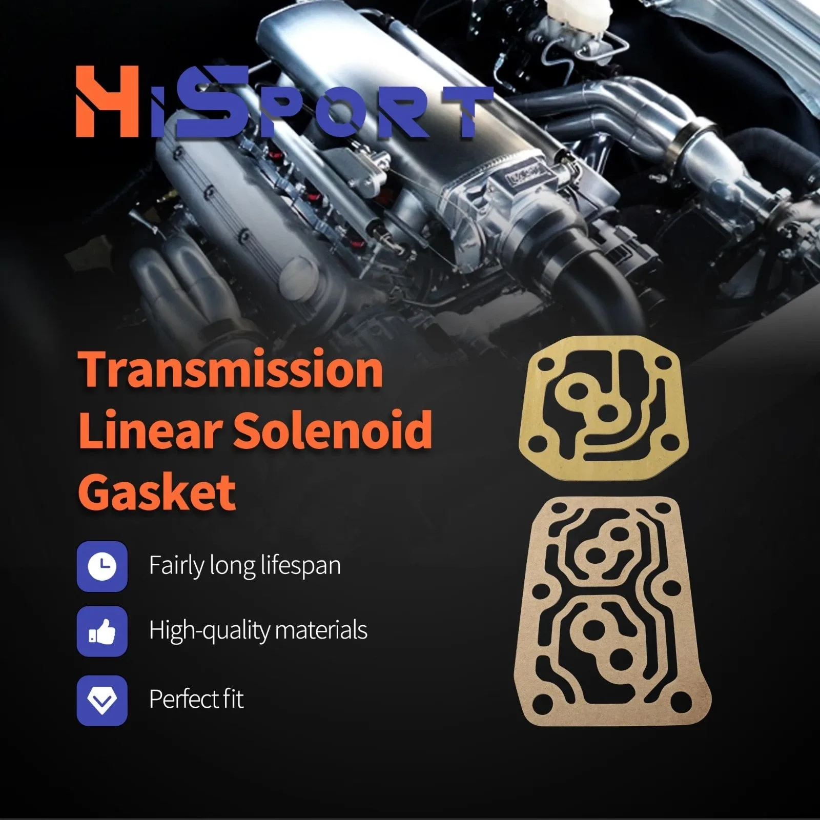 Transmission Linear Solenoid Gasket Seal Kit for Acura Honda CR-V - HSTOPGRP014 image 3