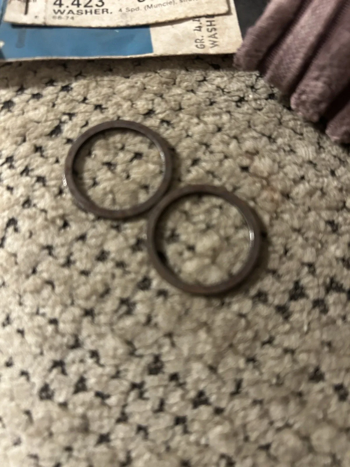 1984-1988 C4 Corvette Transmission Gear Bearing Washer (Pair) image 2