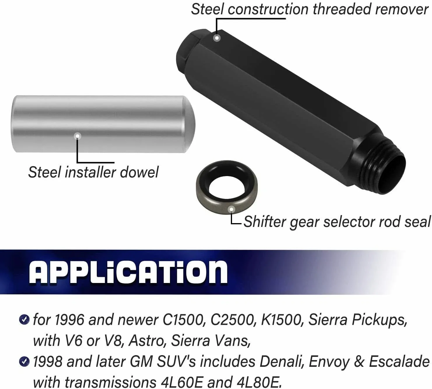 GM Chevy 4L60E/4L80E Transmission Shifter Seal Remover/Installer Tool VSQP1144 image 3