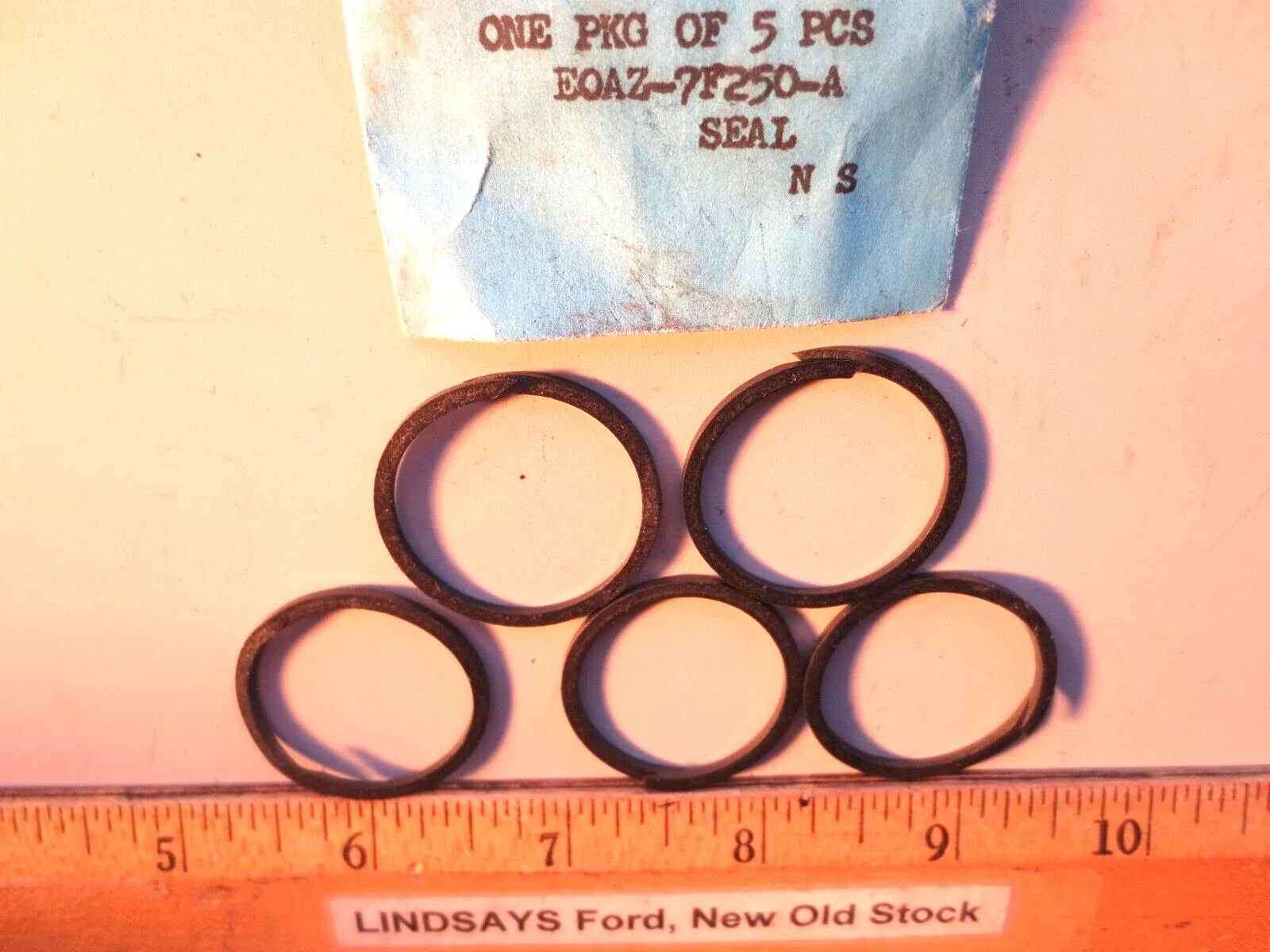 1980-1993 Ford Accumulator Piston Seal E0AZ-7F250-A (5 pcs) image 2