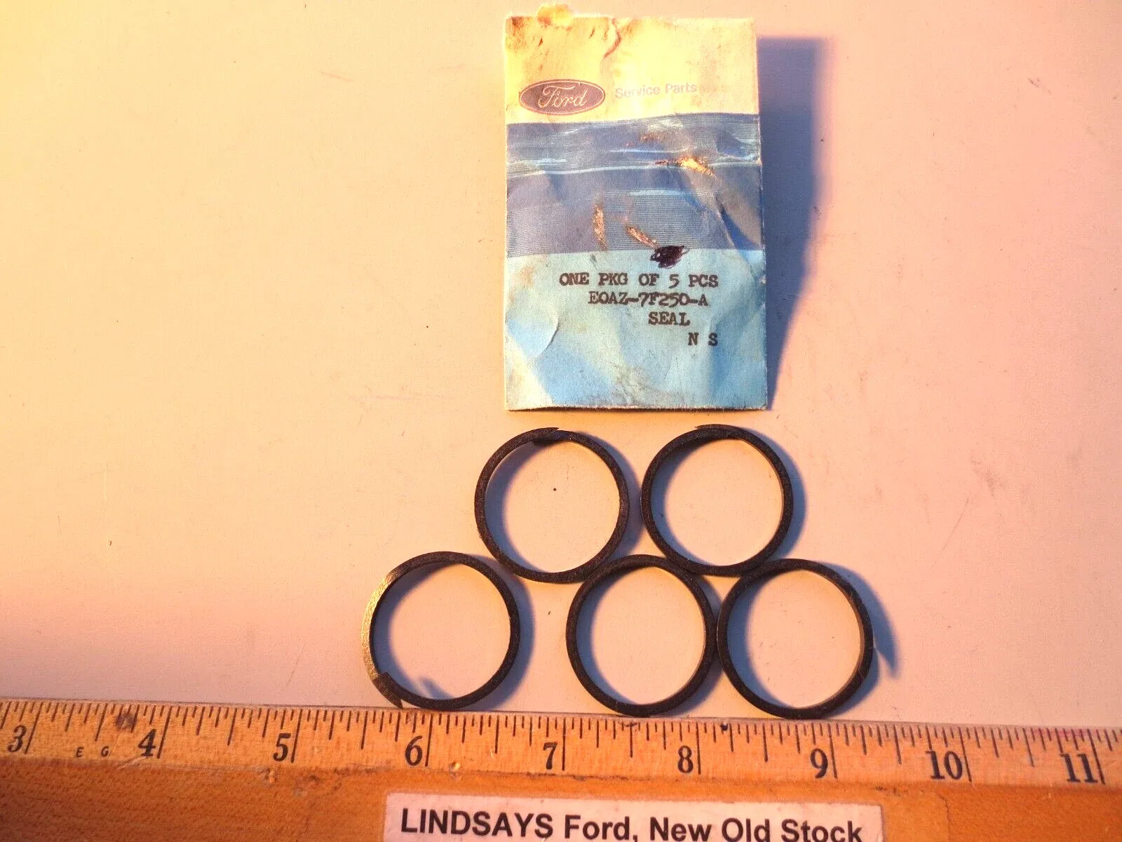 1980-1993 Ford Accumulator Piston Seal E0AZ-7F250-A (5 pcs) image 3