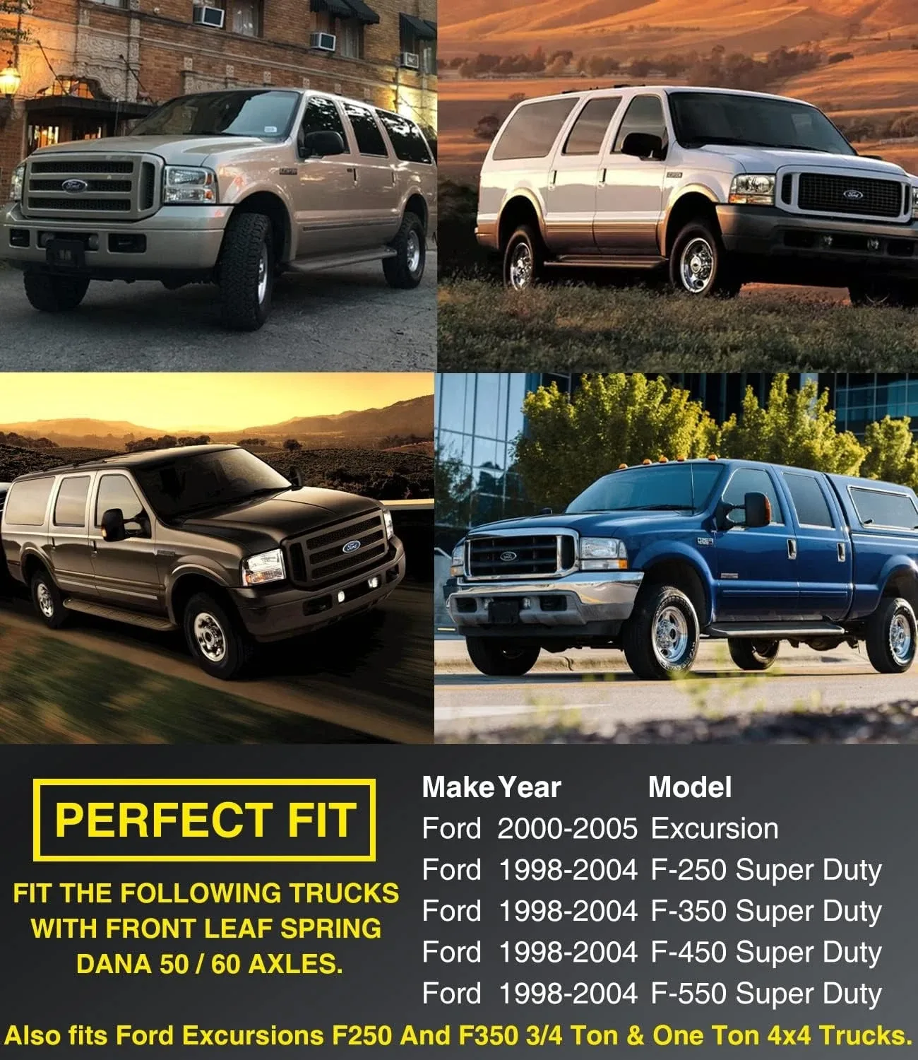 1998-2004 Ford F-250/F-350/F-450/F-550 Axle Knuckle Tube Dust Seal & Needle Bearing Kit — 99 04 zcmfj 24 jt us 1 image 2