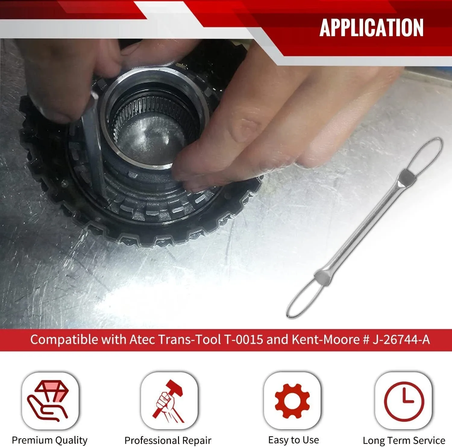 WM-Auto WMQP1025 Universal TH400 Transmission Lip Seal Installer Tool image 2