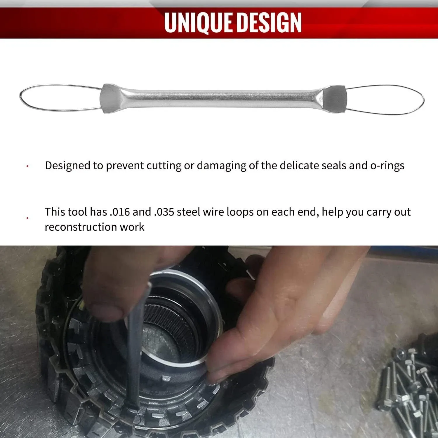 WM-Auto WMQP1025 Universal TH400 Transmission Lip Seal Installer Tool image 3