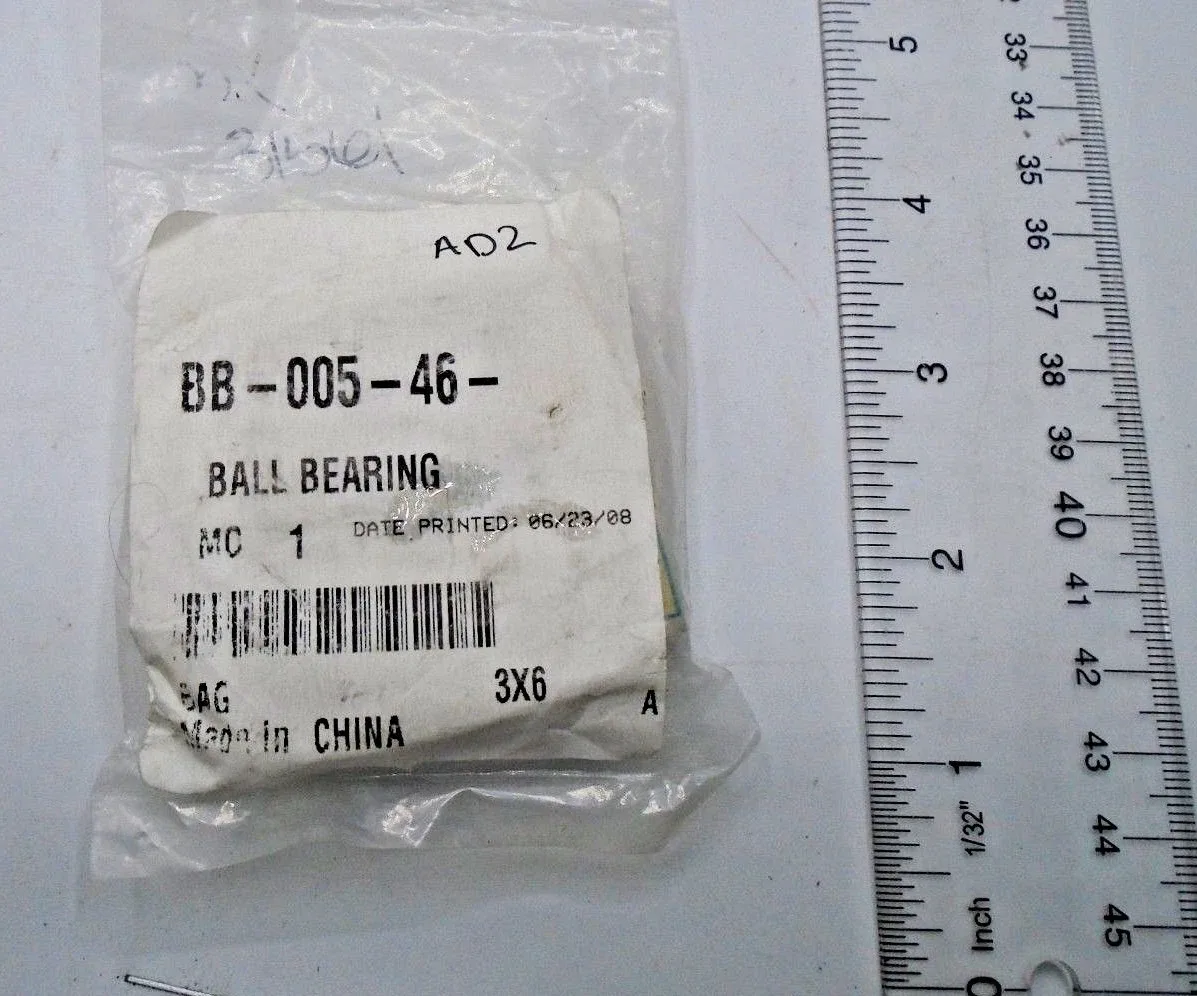 TSB Bearings BB-005-46 Ball Bearing (6204-ZZc3)