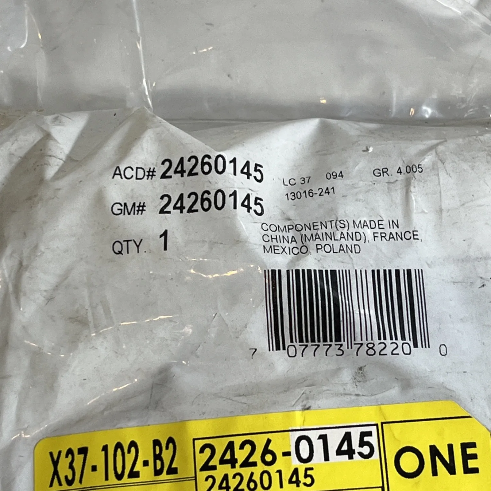2008-2021 Chevrolet Silverado & GMC Sierra Transmission Seal Kit OEM 24260145 image 2