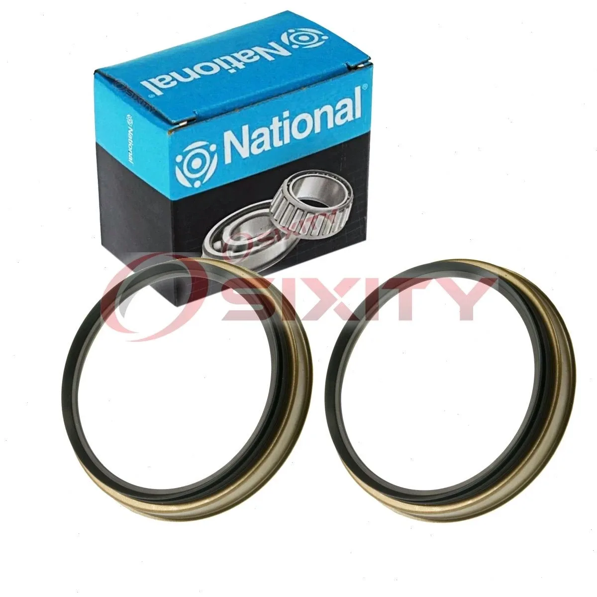 2 pc National Front Outer Wheel Seals for 2003-2009 Lexus GX470 Driveline pu