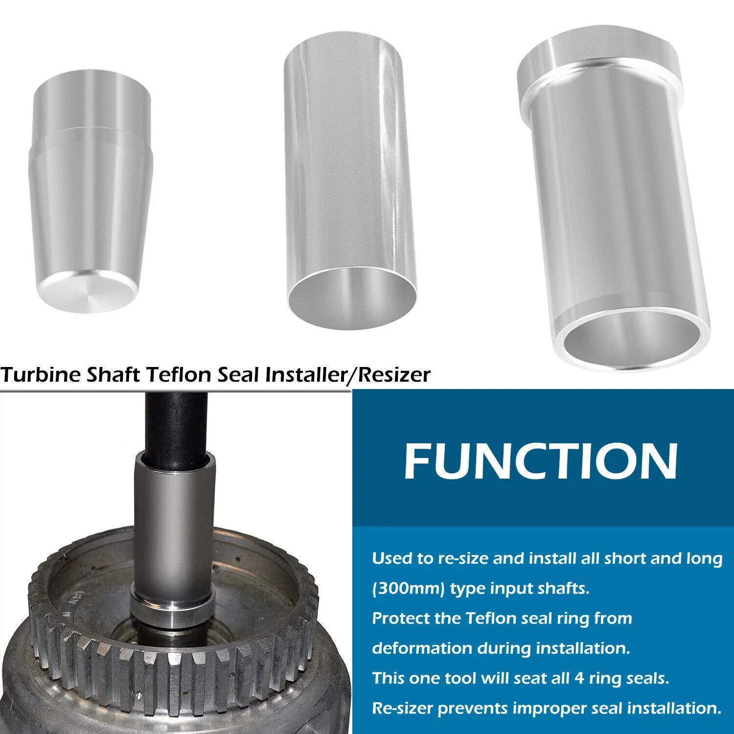 GM 4L60 Turbine Stator Shaft Teflon Seal Installer/Resizer J-36418 image 2