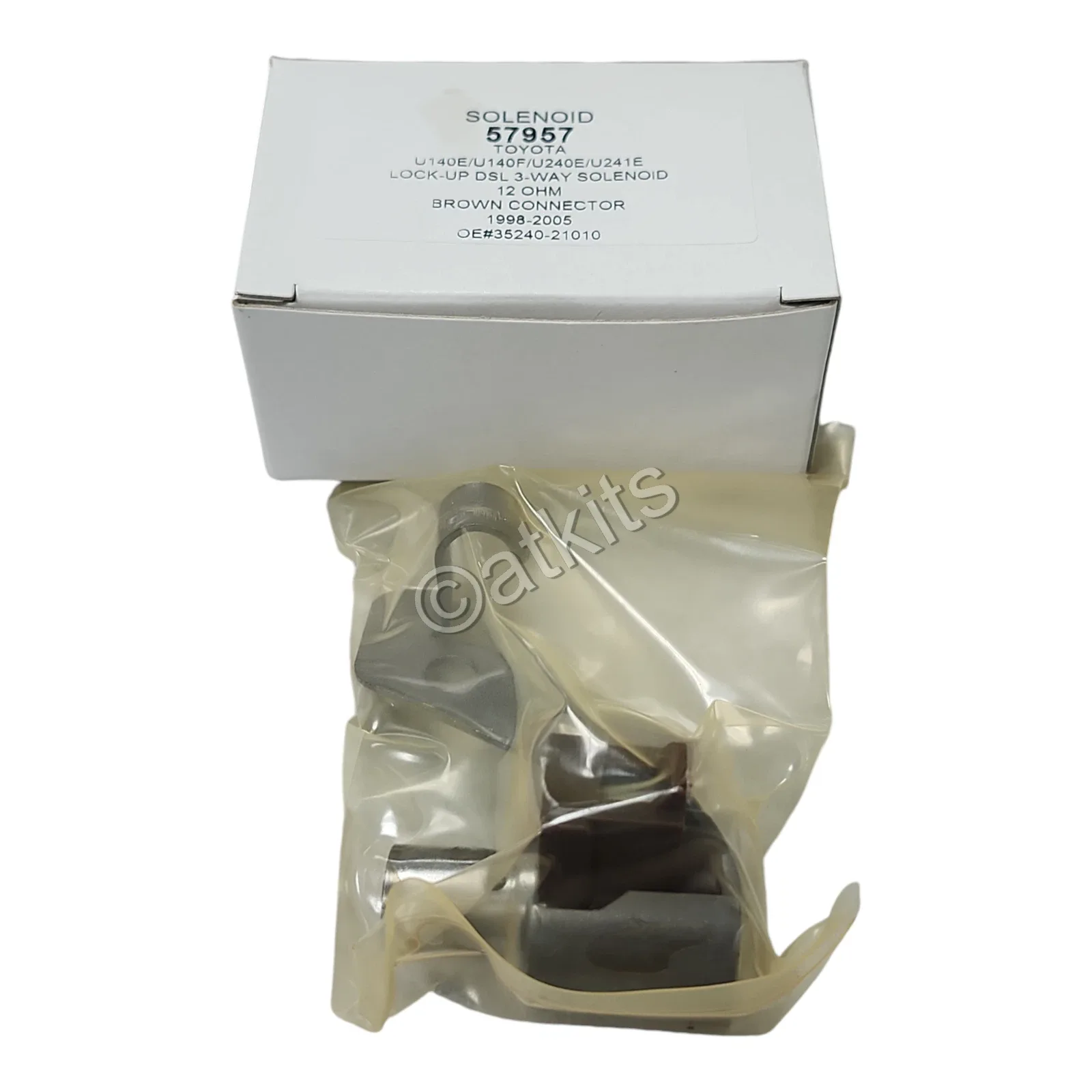 ATK 57957 DSL 3-Way Lock-Up Shift Solenoid for Toyota U140/U150/U240 – OEM 35240-21010