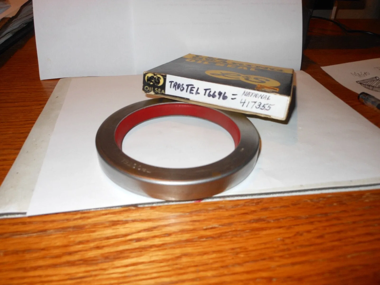 TROSTEL T6696 Oil Seal 3.625" x 4.881" x 0.5" - Made in USA