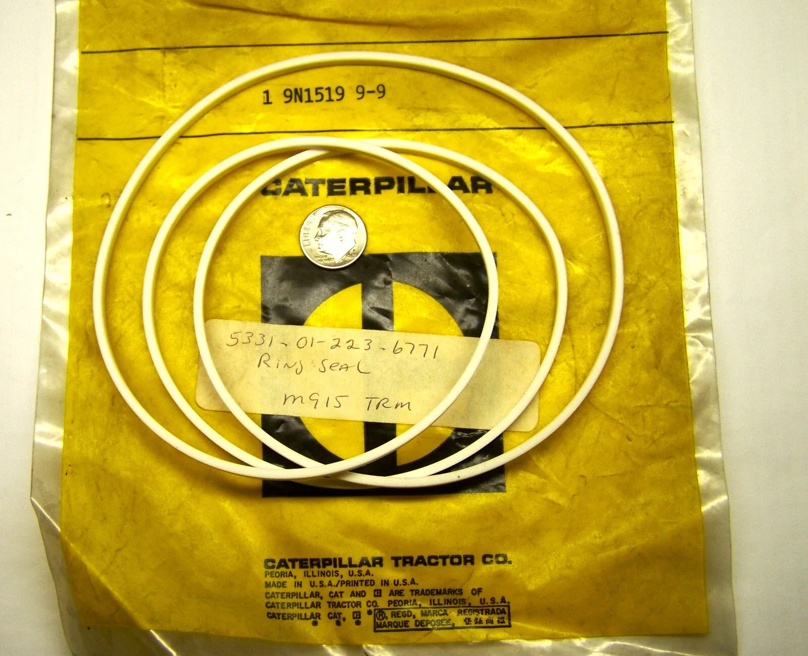M915/M916/M917/M920 CAT Hydraulic Transmission Rear Clutch Seal Ring 9N1519