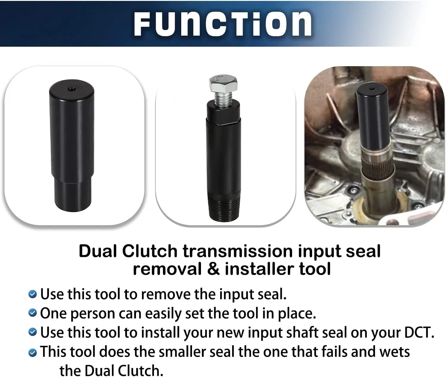 Ford Focus Festiva DCT DPS6 Dual Clutch Transmission Seal Installer Tool YS-DPS6 image 3