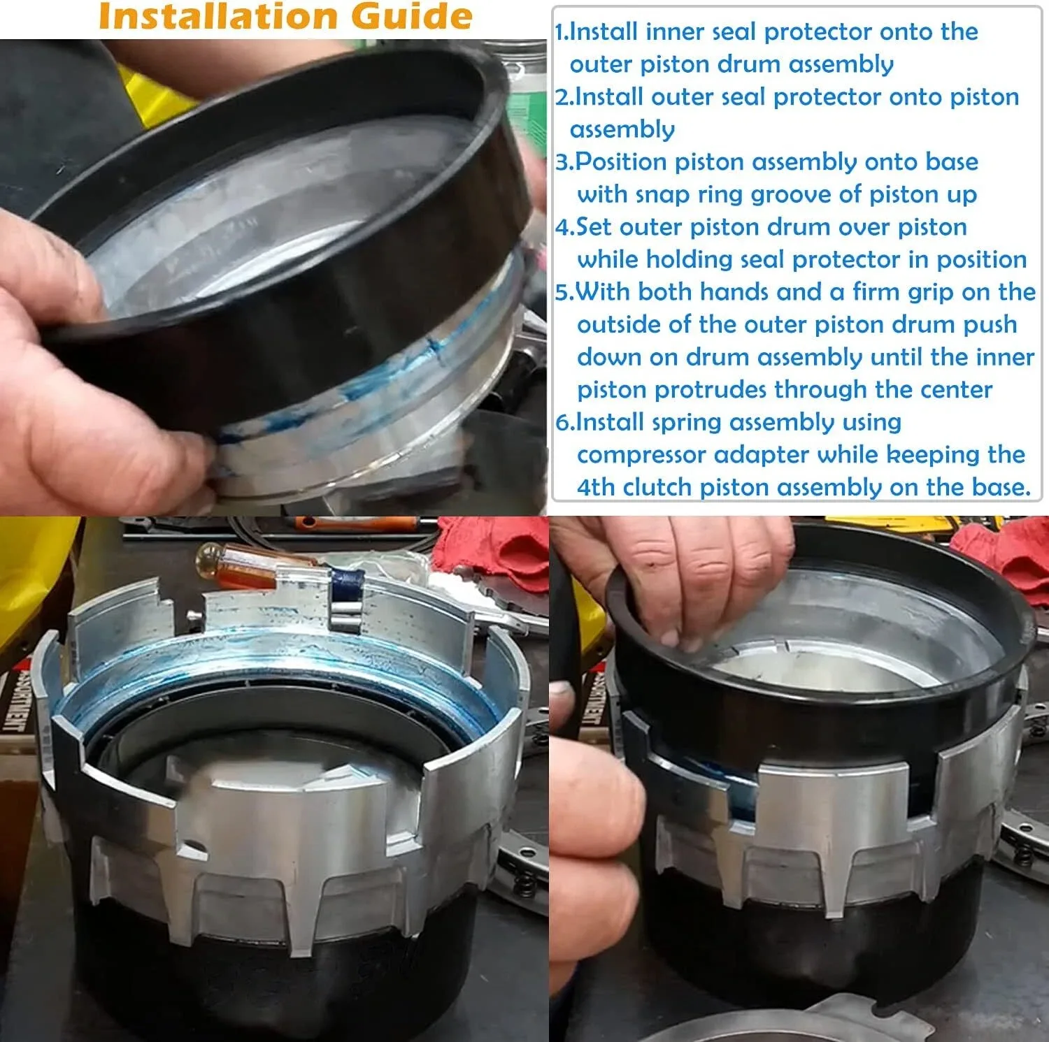 T-2926 4th Clutch Piston & Lip Seal Installer Protector Tool GM 4L80E J-38731 image 4