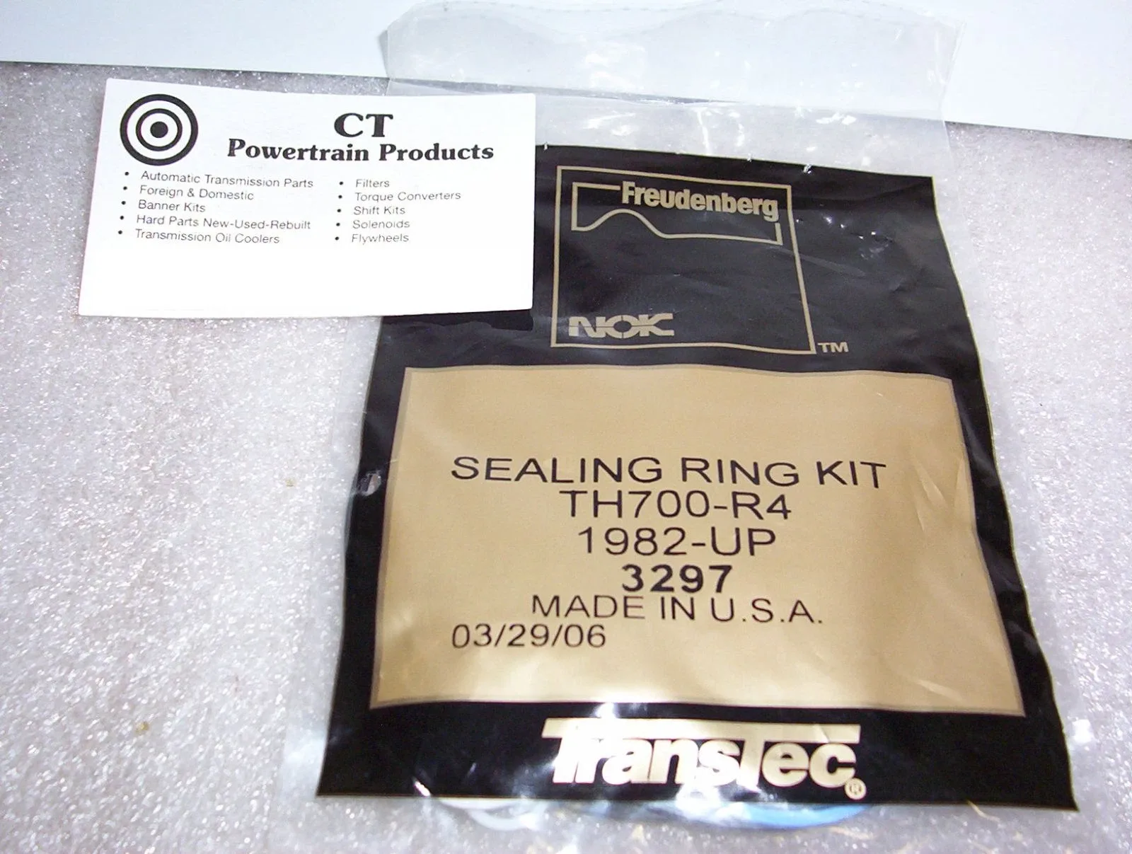 700R4 700 Complete TransTec Sealing Rings Kit 1982-1993 Auto Transmission