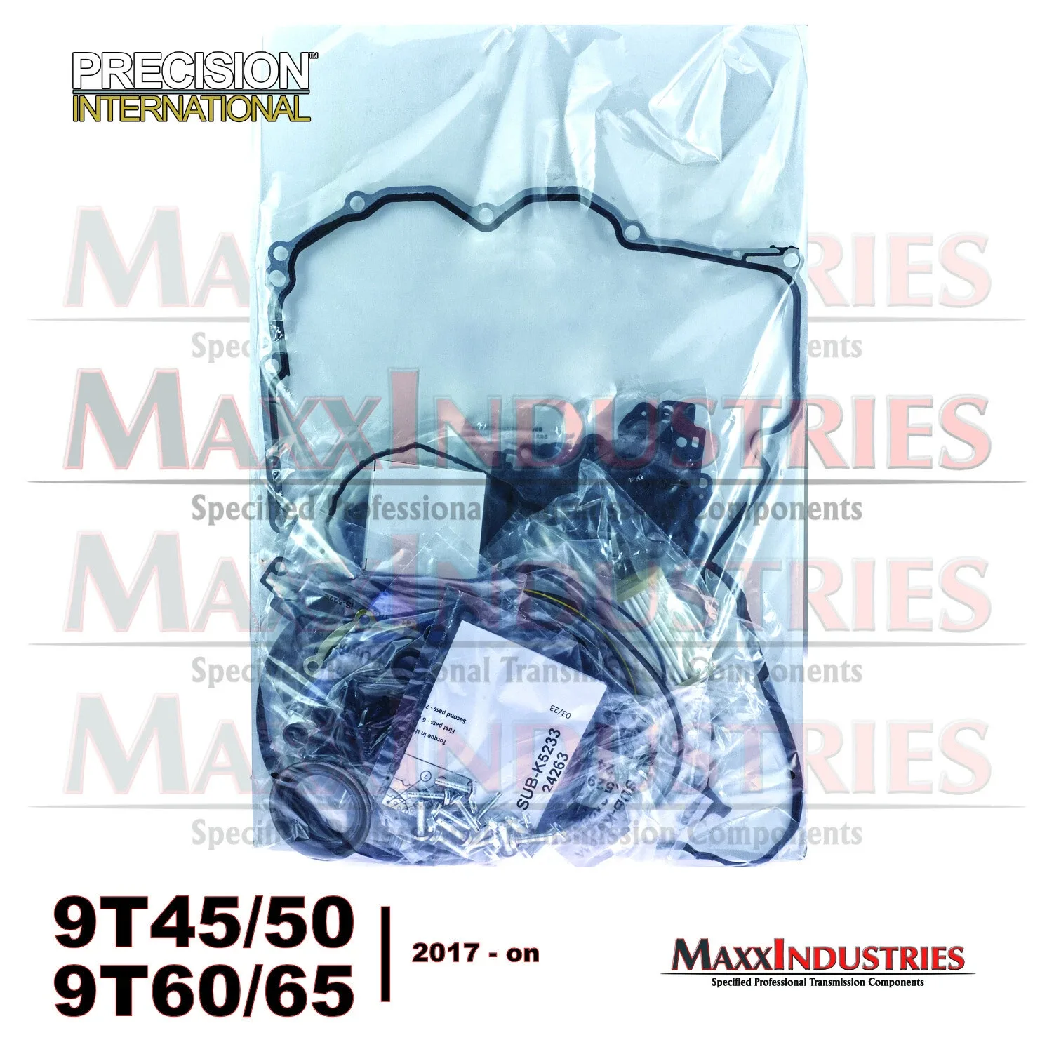 9T60/9T65 Transmission Rebuild Master Kit - Precision International KP52900AAX image 2