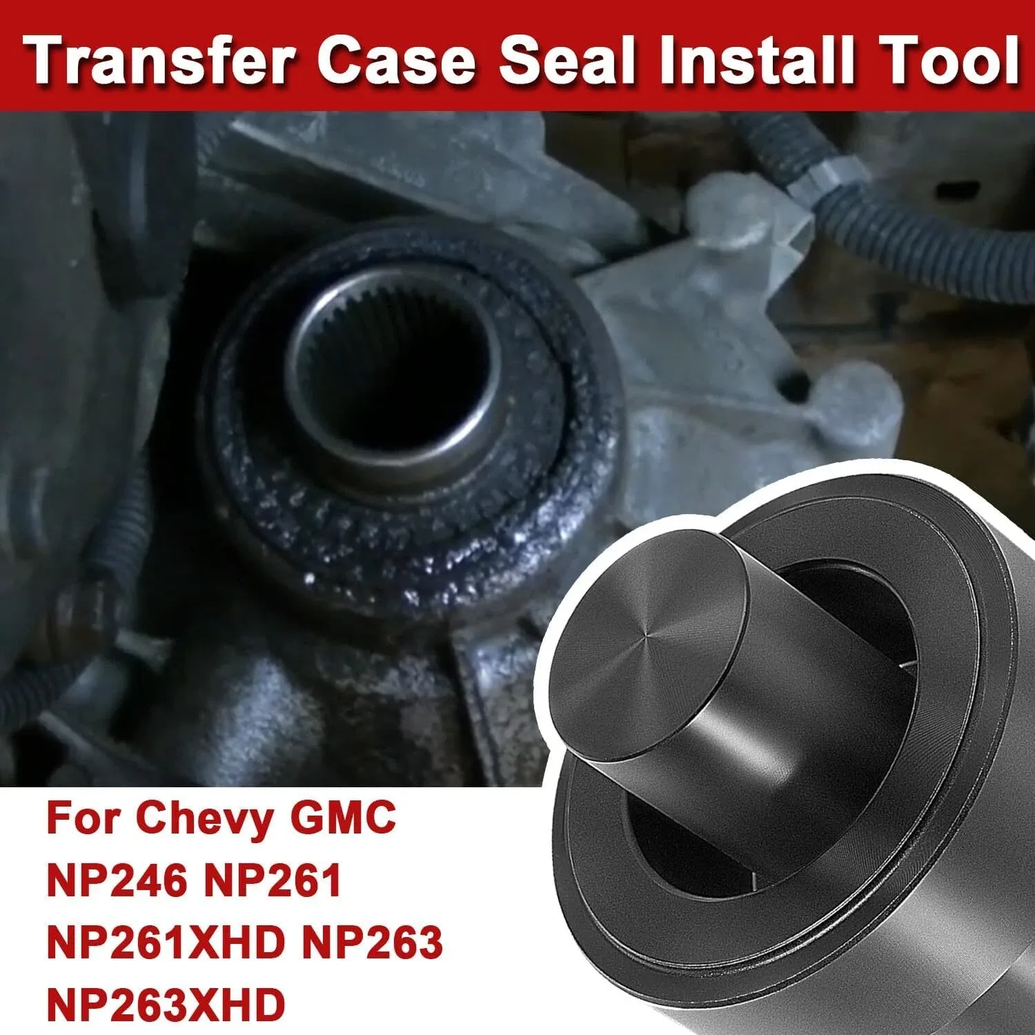 1998-Up Chevy & GMC Trucks Front Output Seal Driver Install Tool GP1256 image 2