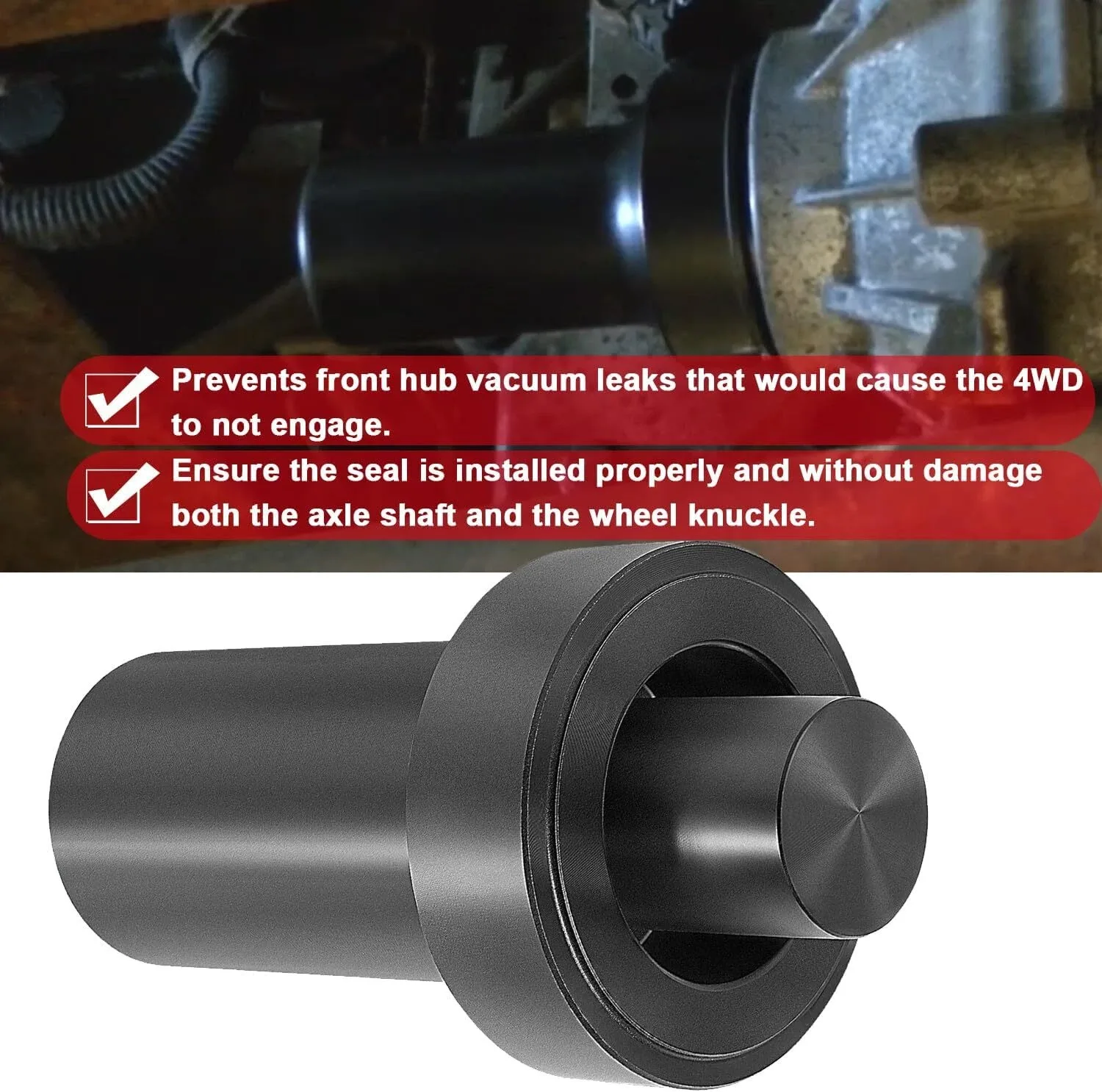 1998-Up Chevy & GMC Trucks Front Output Seal Driver Install Tool GP1256 image 4